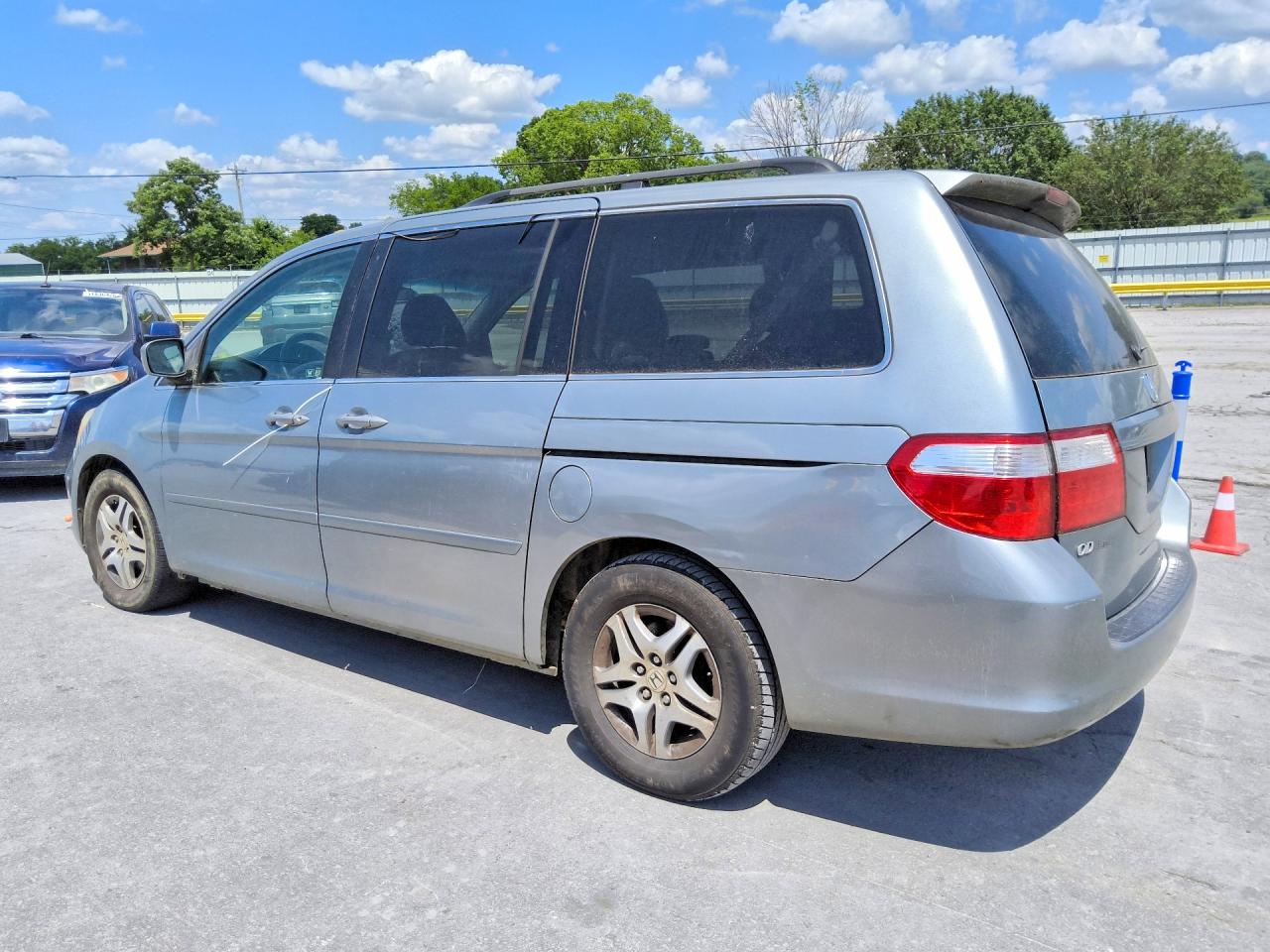 2007 Honda Odyssey Exl Gray vin: 5FNRL38787B012474