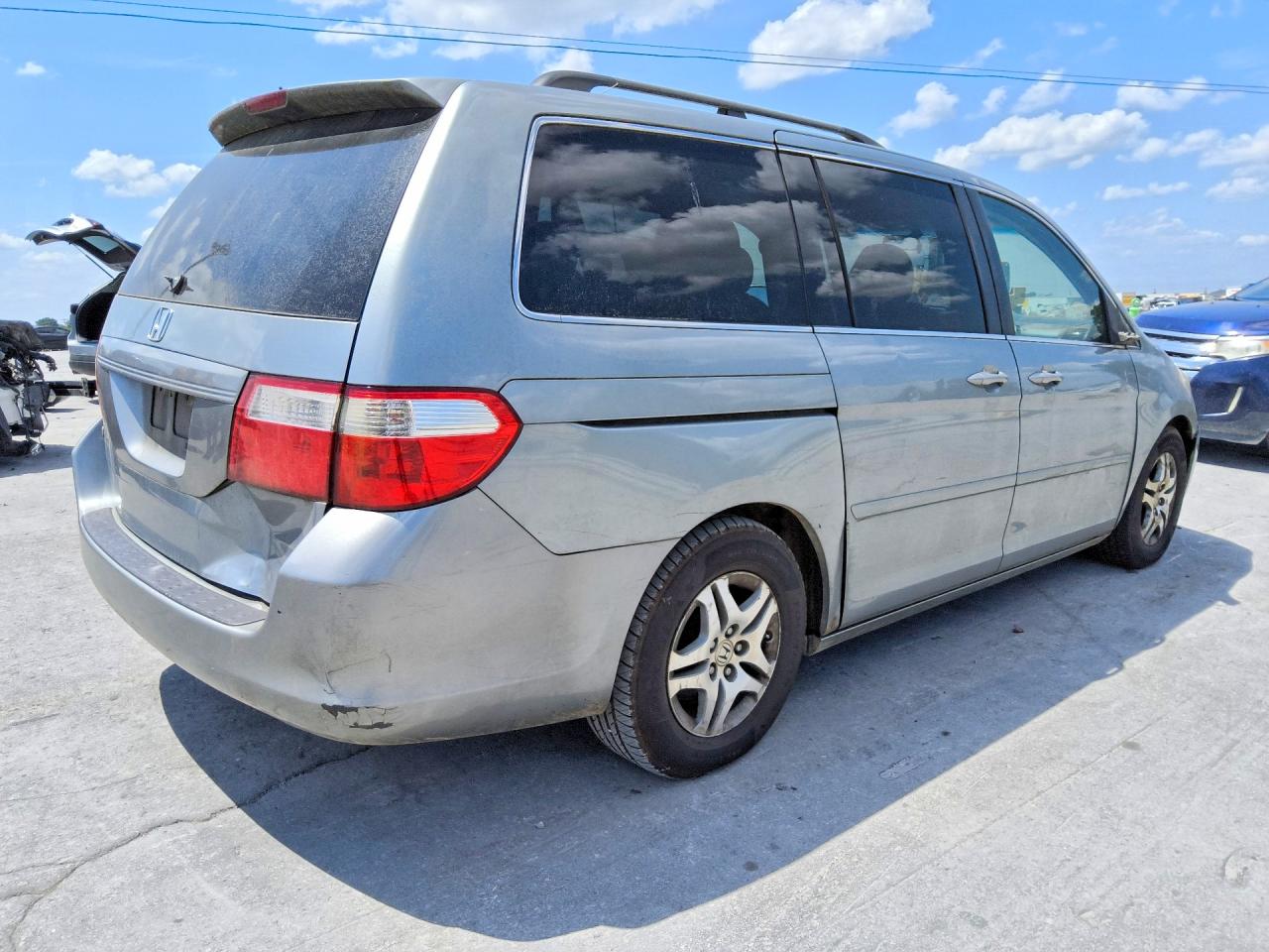 2007 Honda Odyssey Exl Gray vin: 5FNRL38787B012474