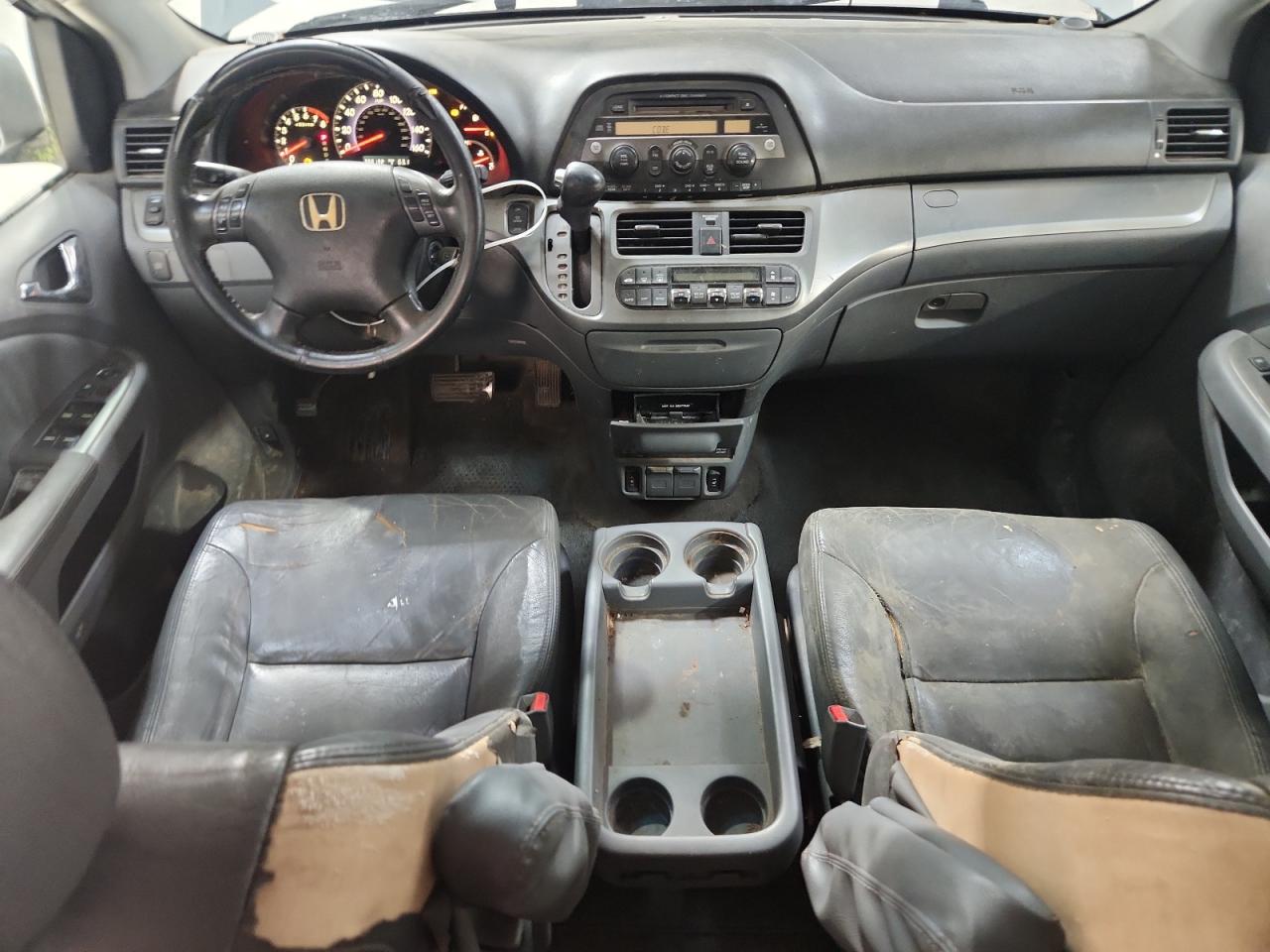 2007 Honda Odyssey Exl Gray vin: 5FNRL38787B012474 Damage: Left Front Seat, Torn, > 12 Inches