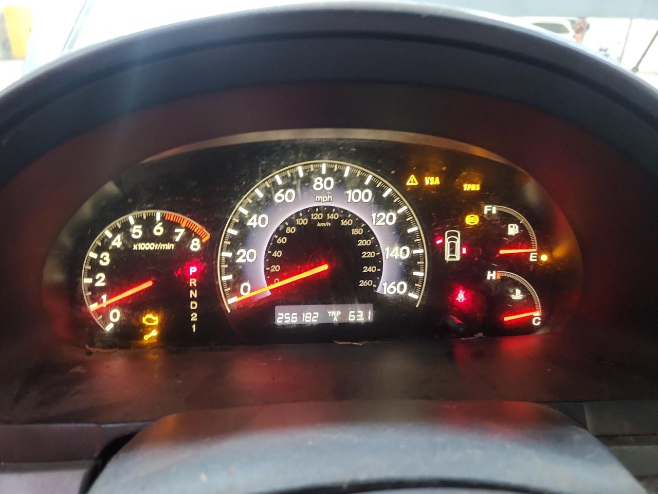2007 Honda Odyssey Exl Gray vin: 5FNRL38787B012474 Damage: Warning Light - Engine, On, Unacceptable