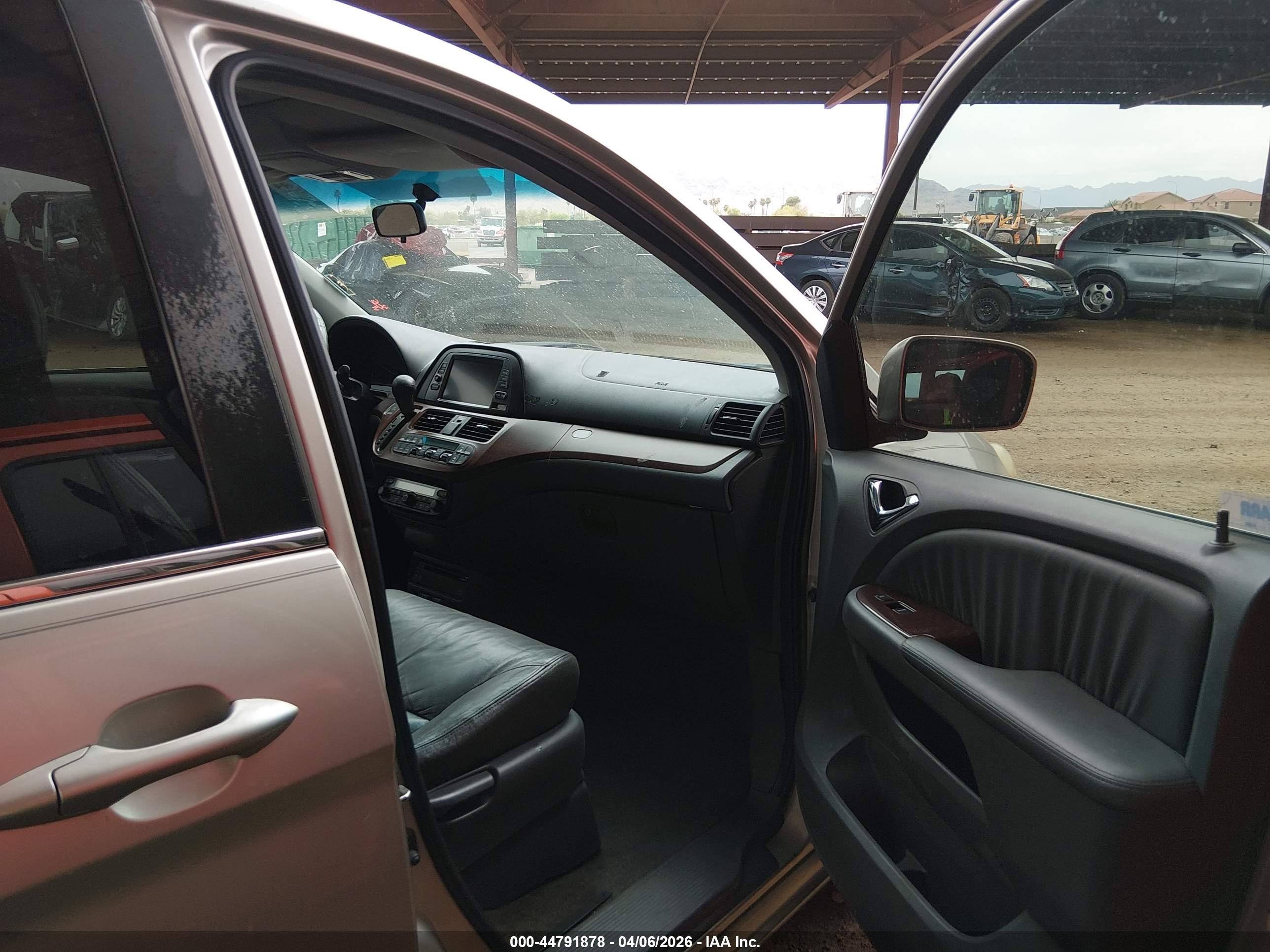2007 Honda Odyssey Ex-l Silver vin: 5FNRL38787B047340