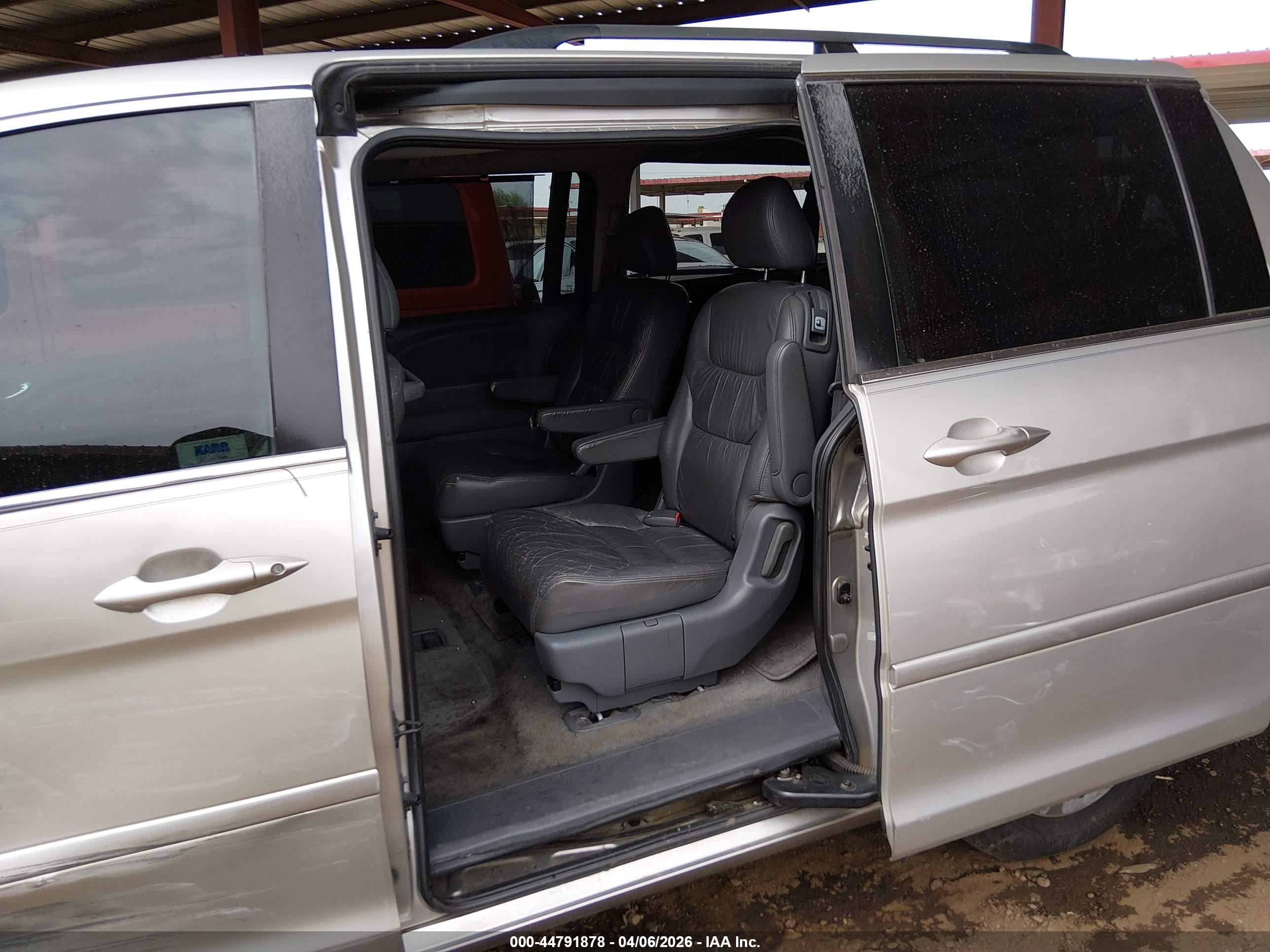 2007 Honda Odyssey Ex-l Silver vin: 5FNRL38787B047340