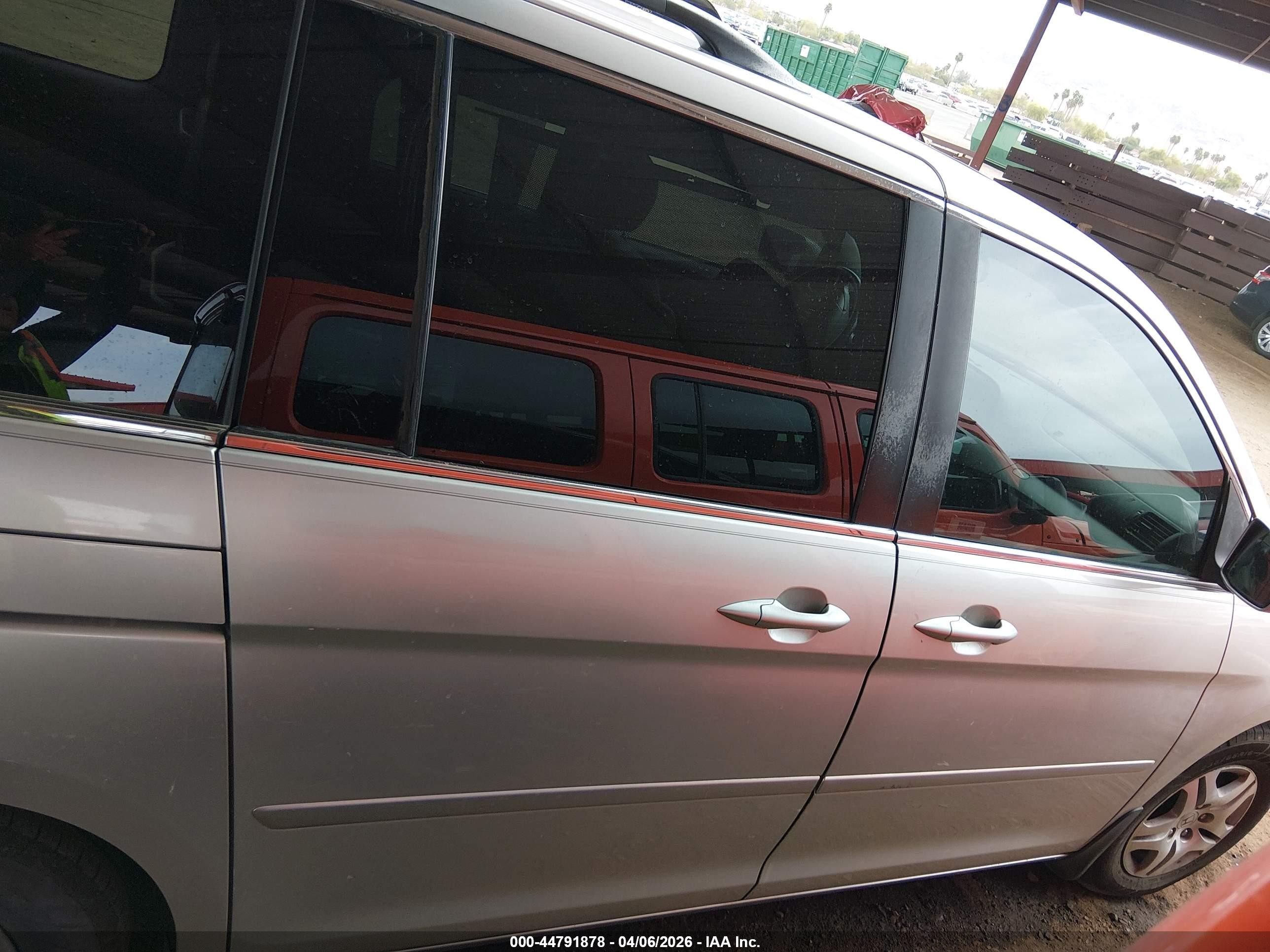 2007 Honda Odyssey Ex-l Silver vin: 5FNRL38787B047340