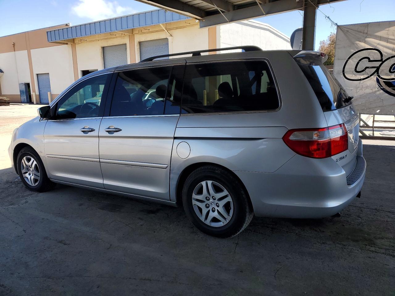 2007 Honda Odyssey Exl Silver vin: 5FNRL38787B077065
