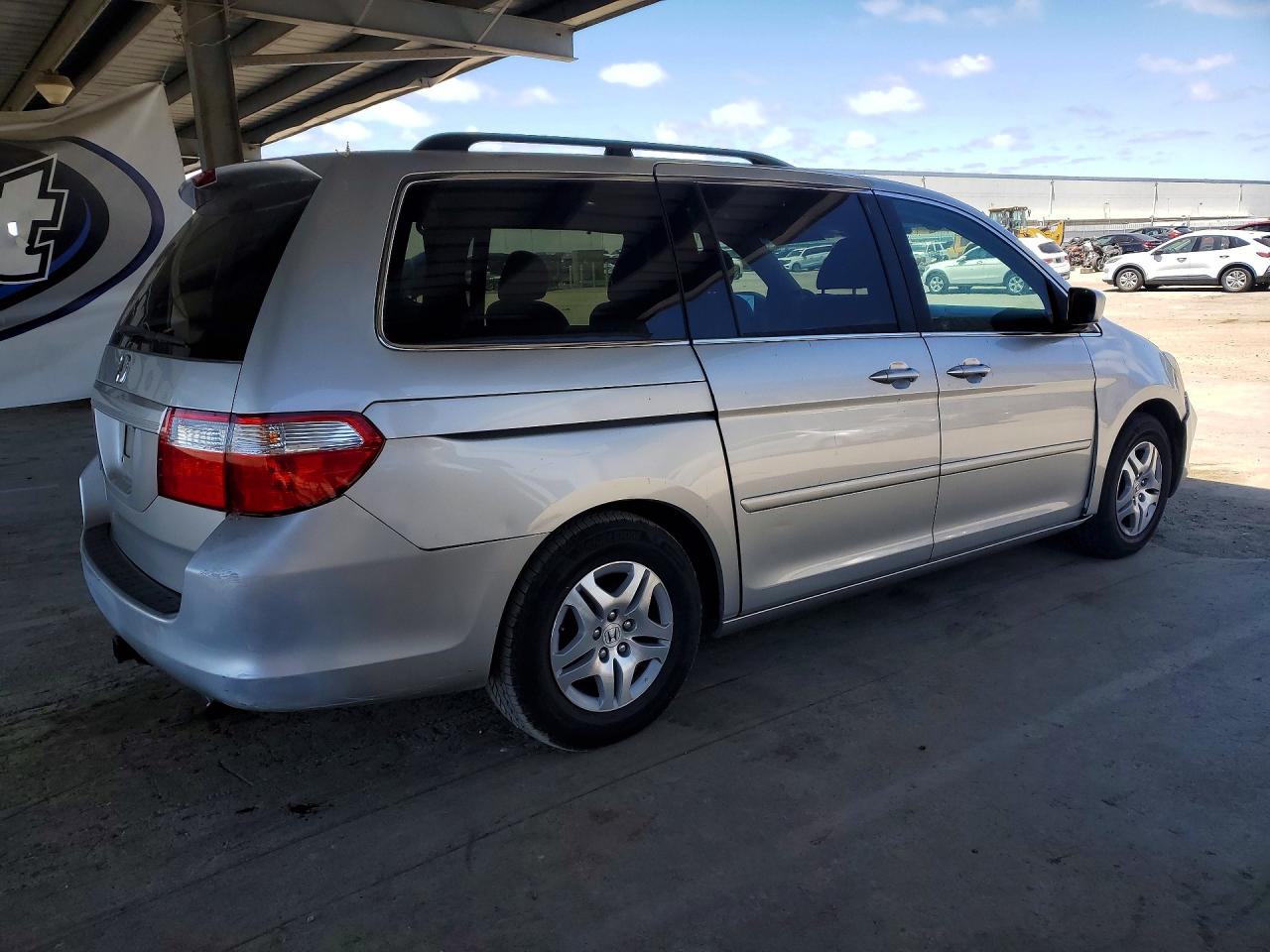 2007 Honda Odyssey Exl Silver vin: 5FNRL38787B077065