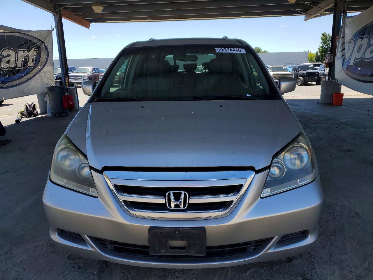 2007 Honda Odyssey Exl Silver vin: 5FNRL38787B077065