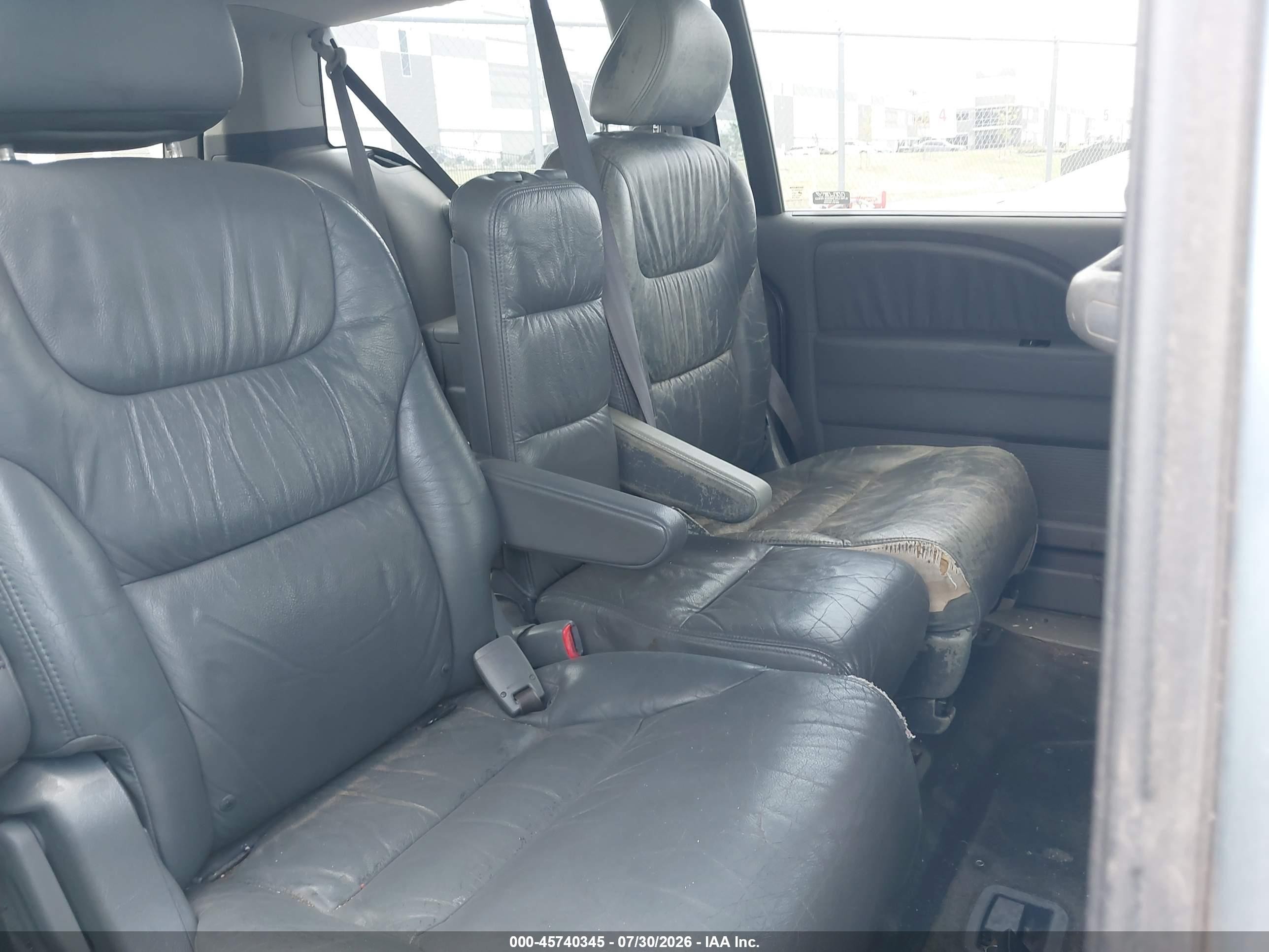 2007 Honda Odyssey Ex-l Light Blue vin: 5FNRL38787B101767