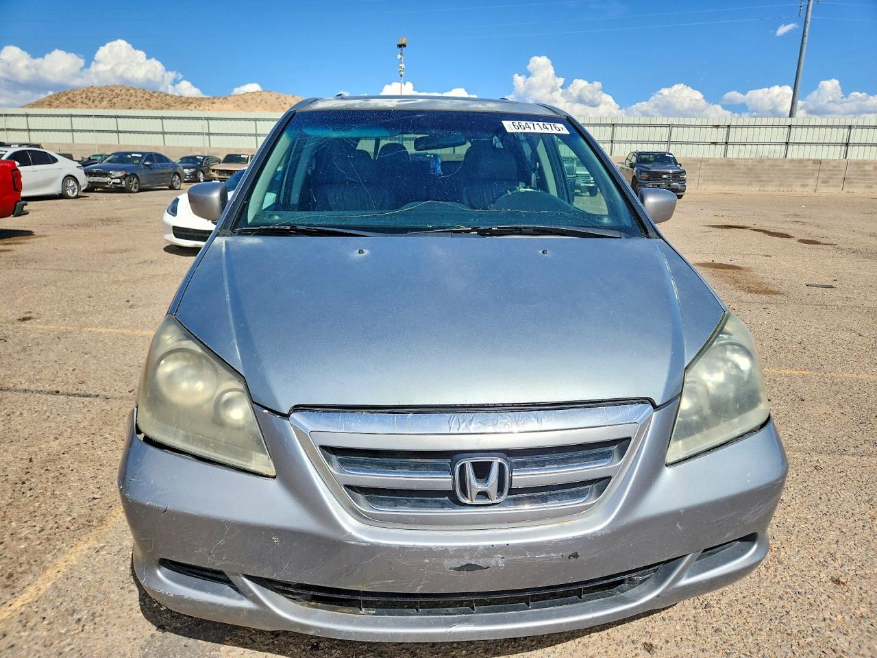 2007 Honda Odyssey Exl Silver vin: 5FNRL38787B125938