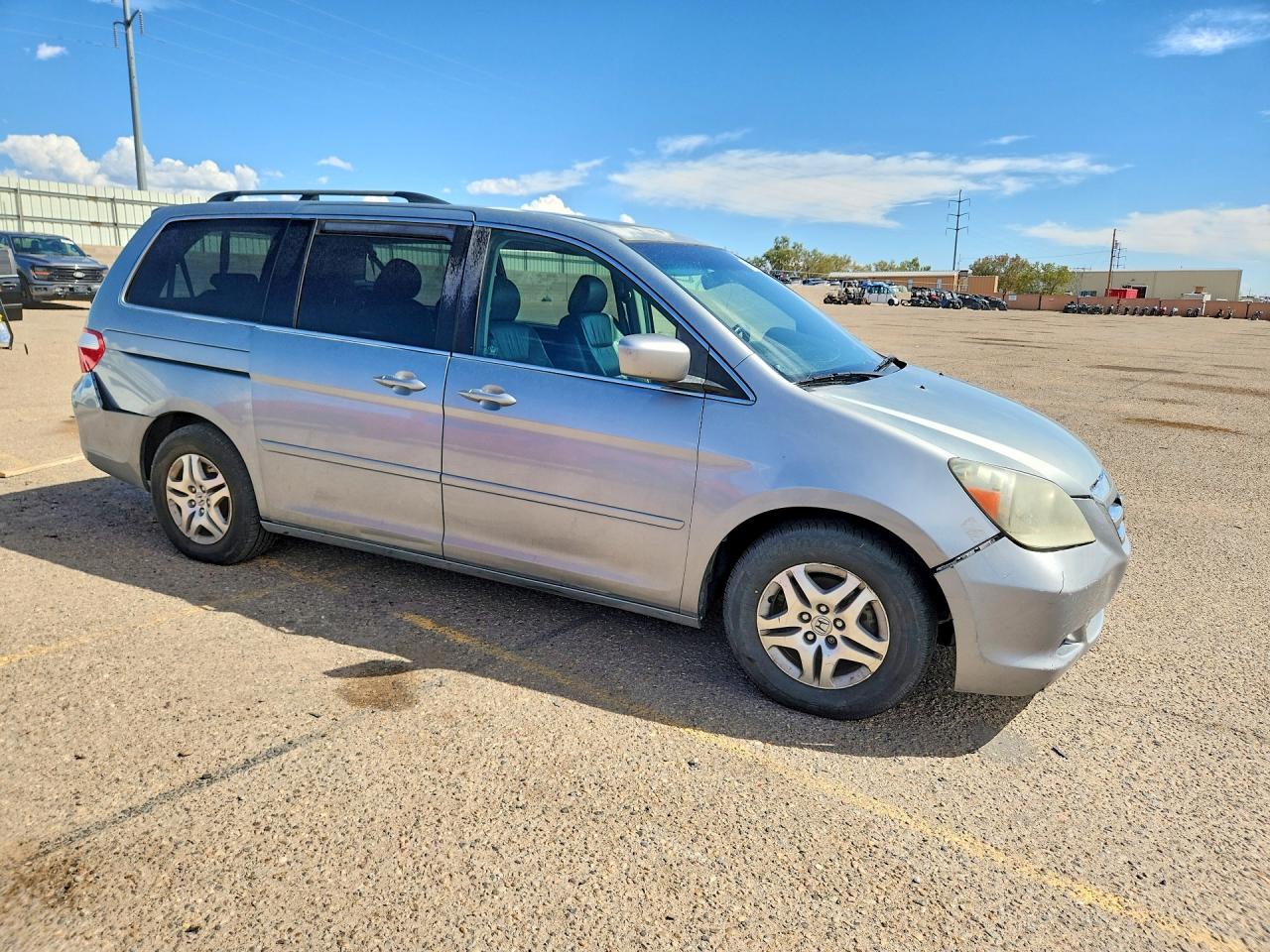 2007 Honda Odyssey Exl Silver vin: 5FNRL38787B125938
