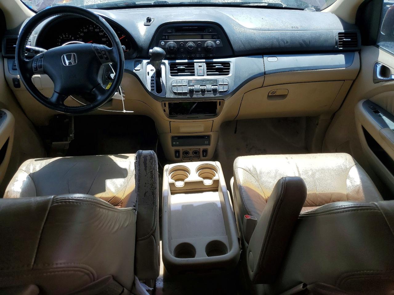 2007 Honda Odyssey Exl Бордовый vin: 5FNRL38787B436978