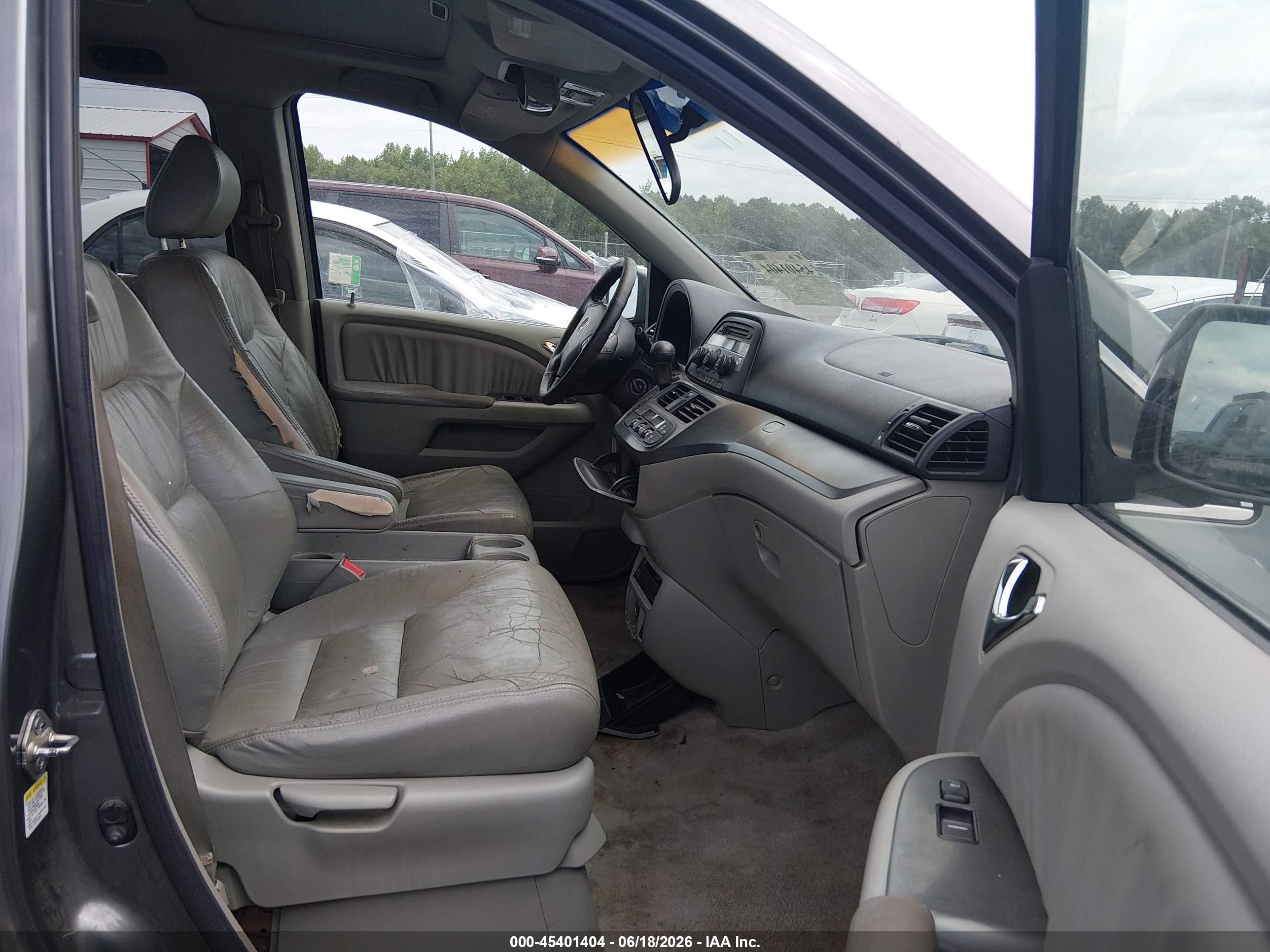 2007 Honda Odyssey Ex-l Gray vin: 5FNRL38787B447513