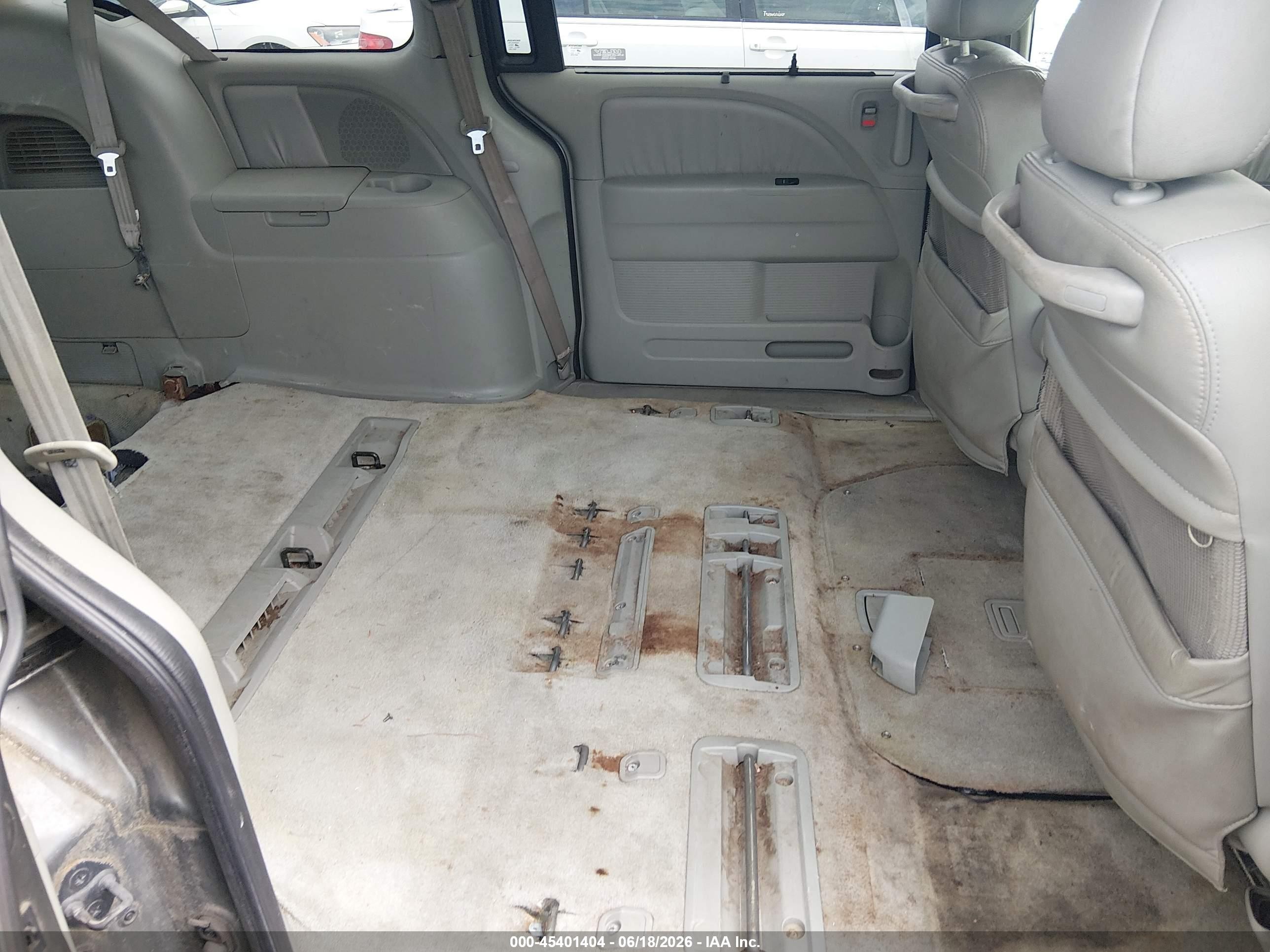 2007 Honda Odyssey Ex-l Gray vin: 5FNRL38787B447513