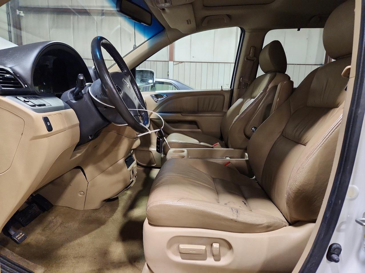 2008 Honda Odyssey Exl White vin: 5FNRL38788B013965