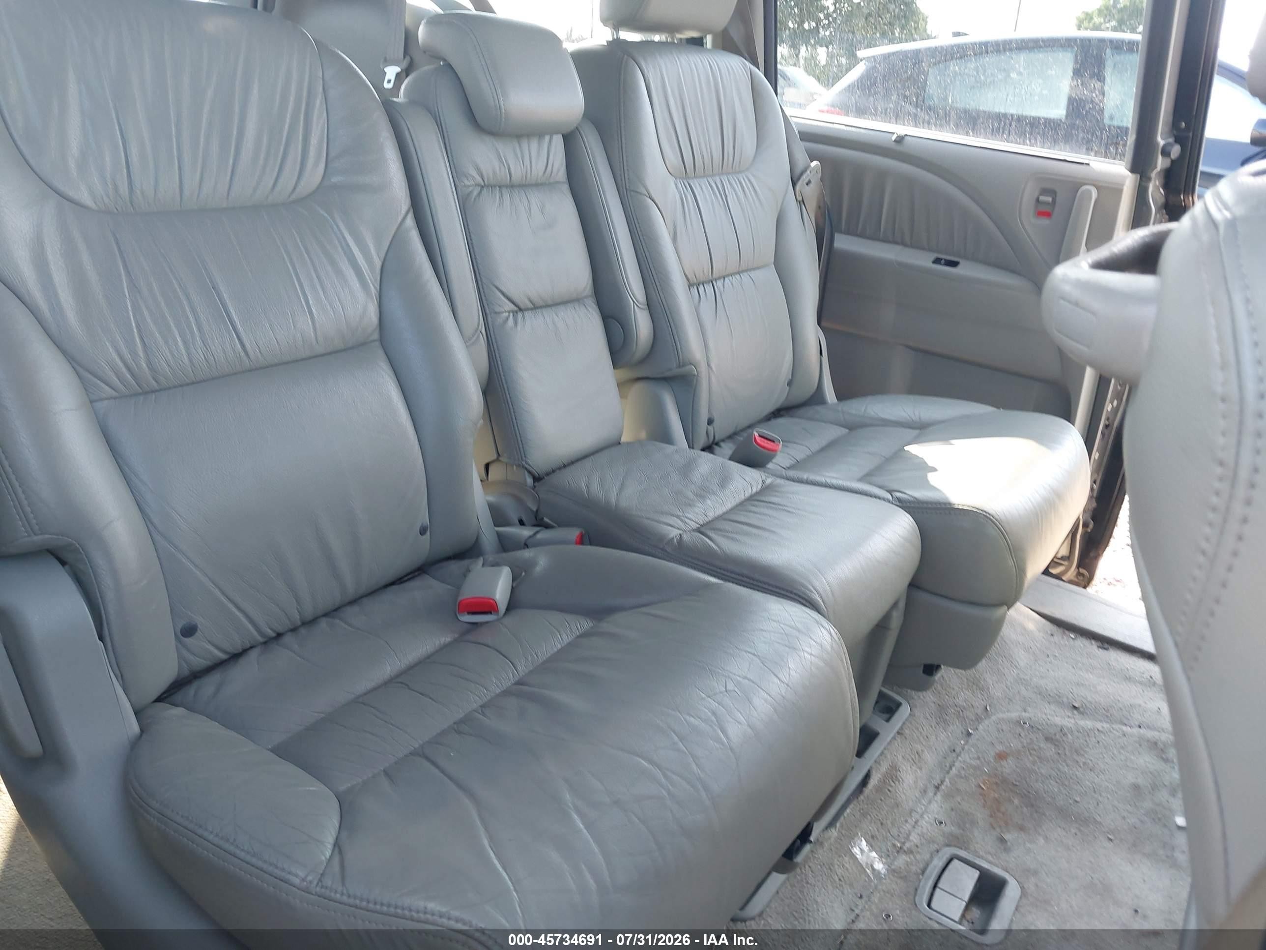 2008 Honda Odyssey Ex-l Gray vin: 5FNRL38788B021628