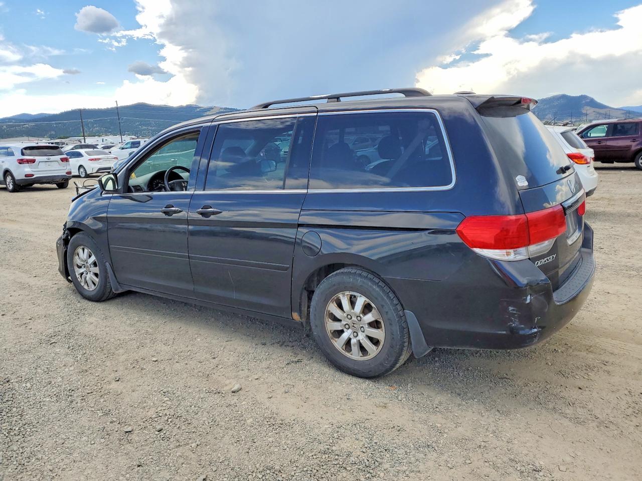 2008 Honda Odyssey Exl Black vin: 5FNRL38788B035870