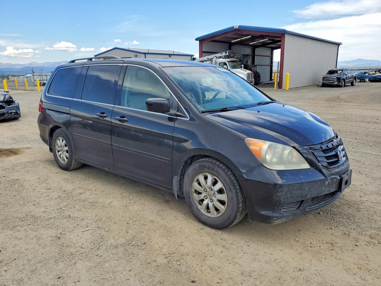 2008 Honda Odyssey Exl Black vin: 5FNRL38788B035870