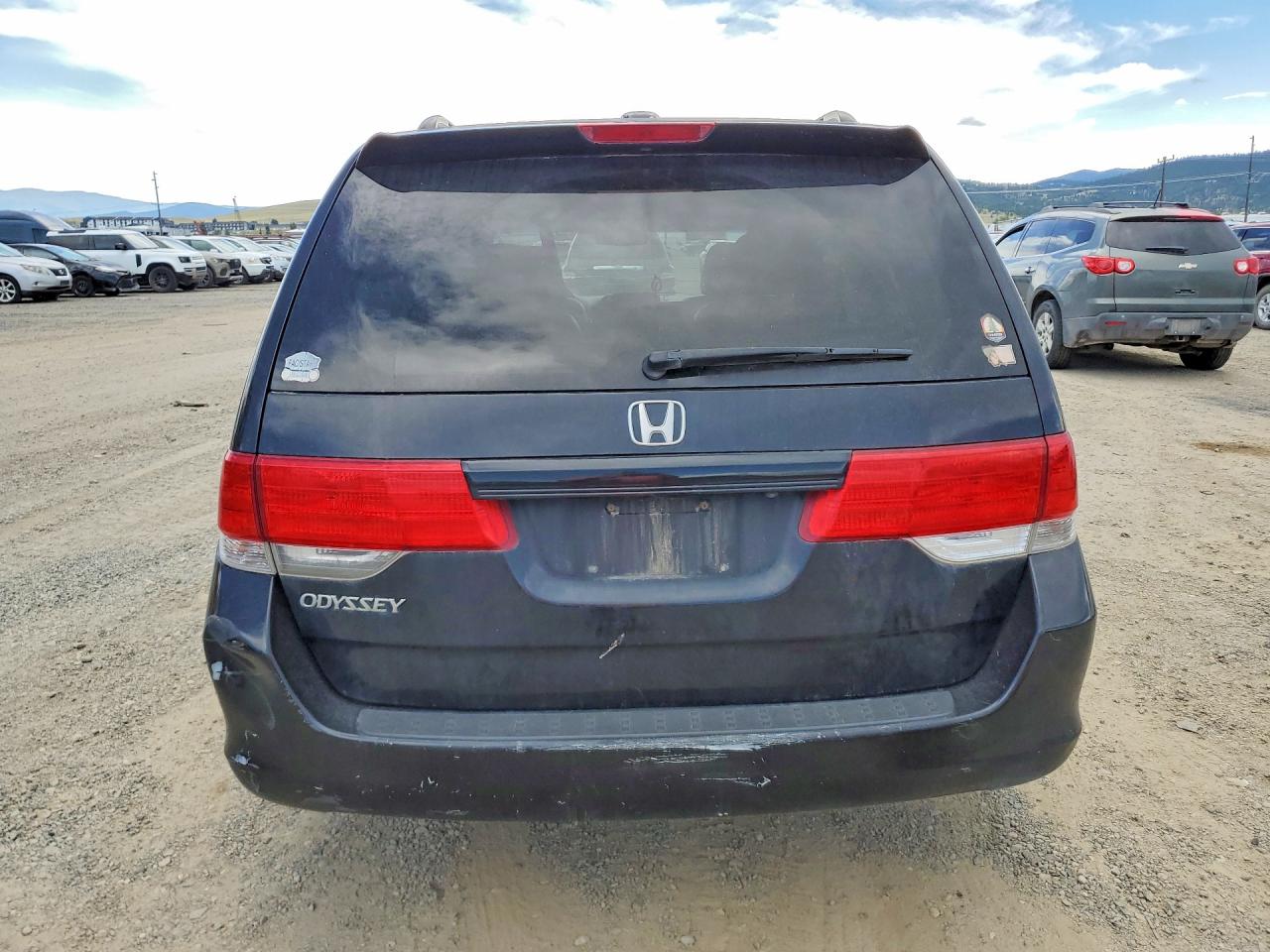 2008 Honda Odyssey Exl Black vin: 5FNRL38788B035870