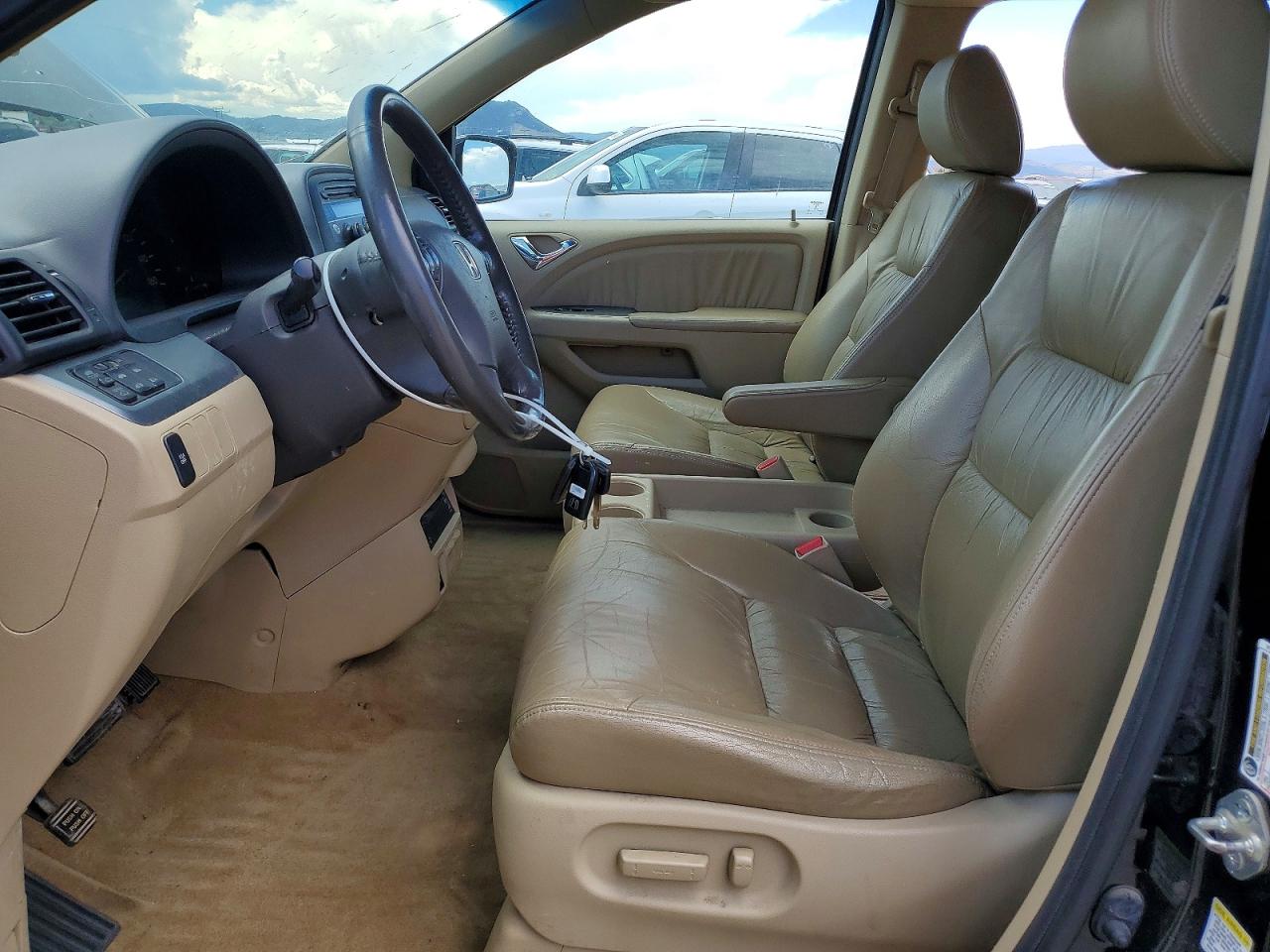 2008 Honda Odyssey Exl Black vin: 5FNRL38788B035870