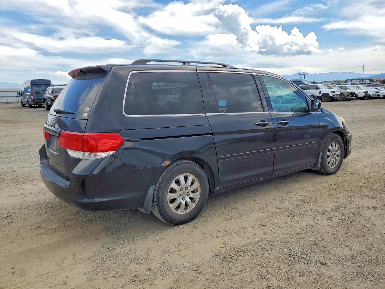 2008 Honda Odyssey Exl Black vin: 5FNRL38788B035870