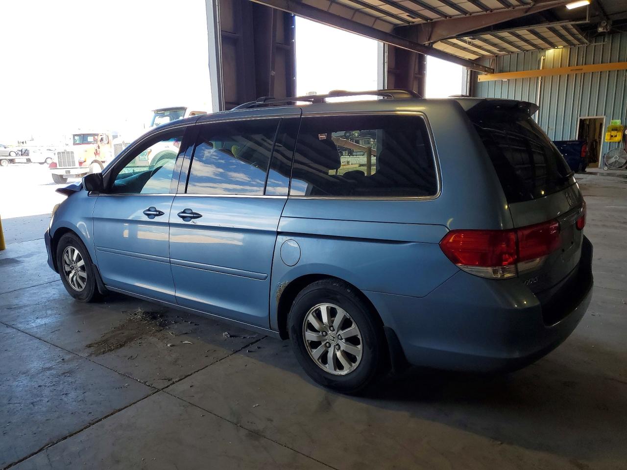 2008 Honda Odyssey Exl Blue vin: 5FNRL38788B074829