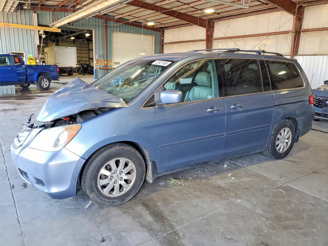2008 Honda Odyssey Exl Blue vin: 5FNRL38788B074829