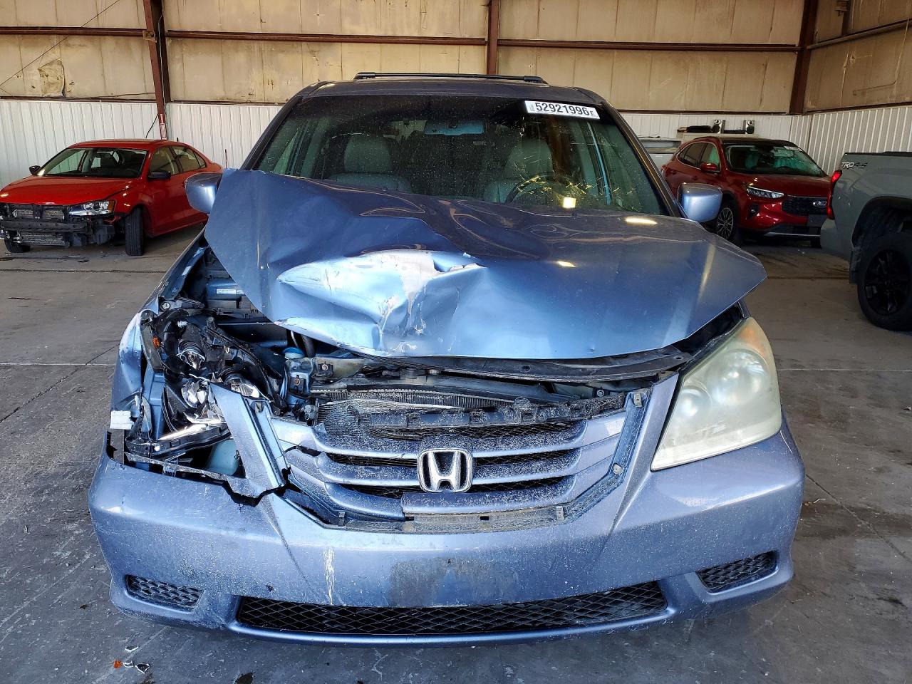 2008 Honda Odyssey Exl Blue vin: 5FNRL38788B074829