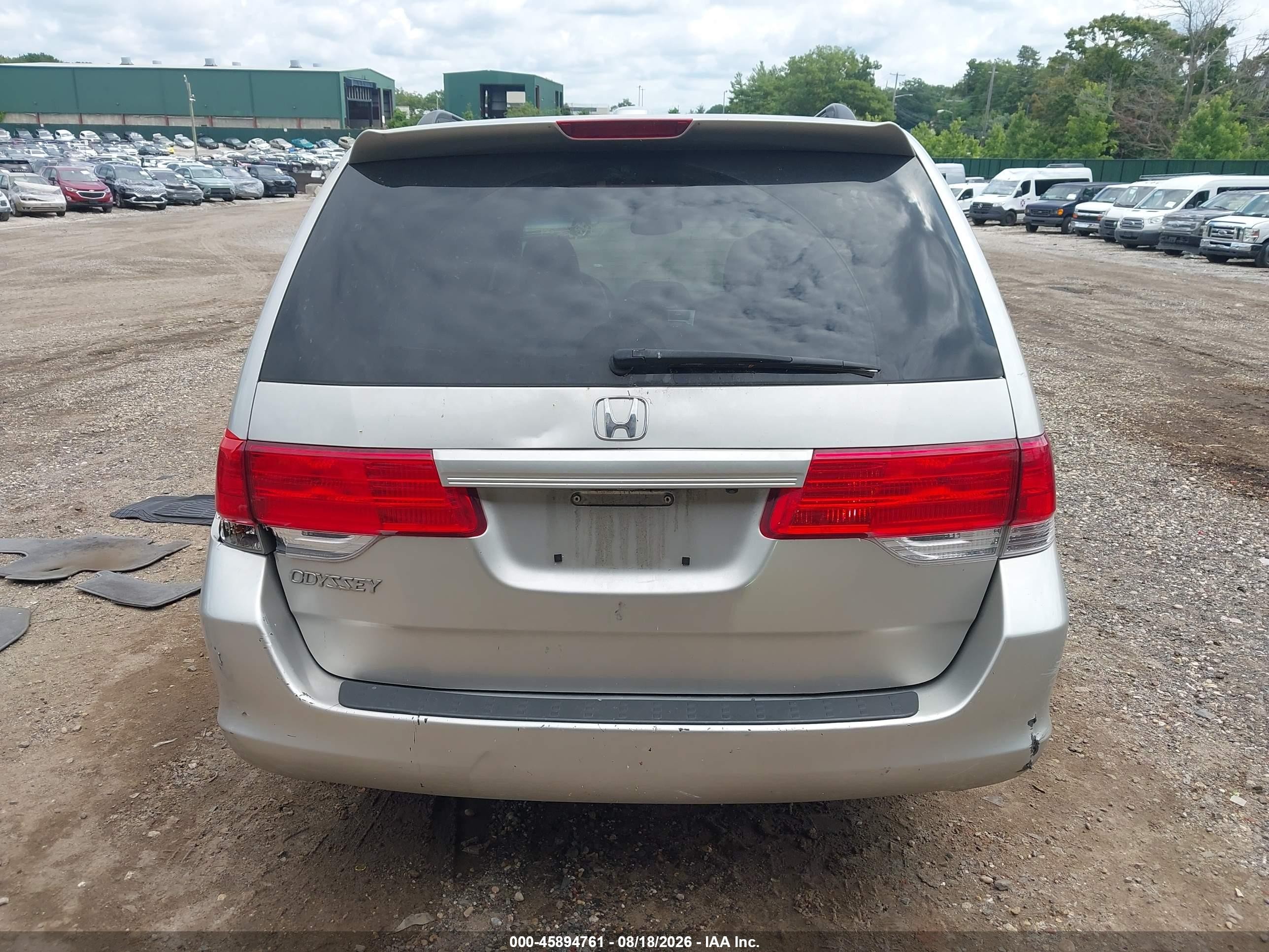 2008 Honda Odyssey Ex-l Gray vin: 5FNRL38788B095941