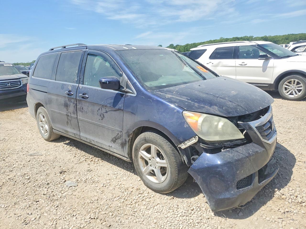 2008 Honda Odyssey Exl Синий vin: 5FNRL38788B101088