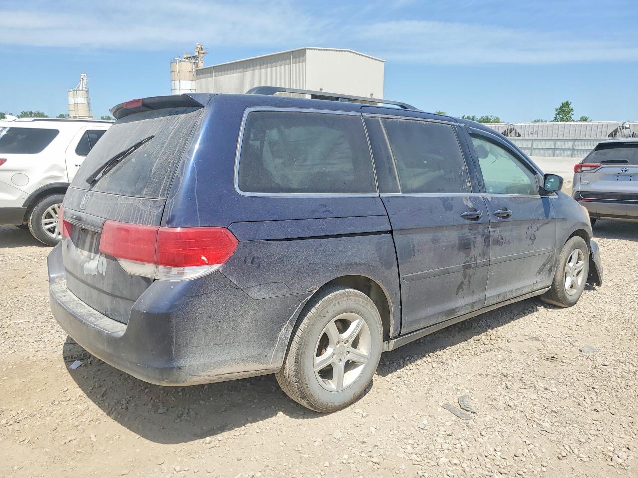 2008 Honda Odyssey Exl Синий vin: 5FNRL38788B101088