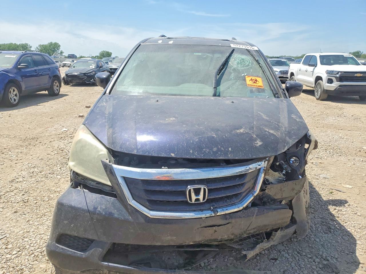 2008 Honda Odyssey Exl Синий vin: 5FNRL38788B101088