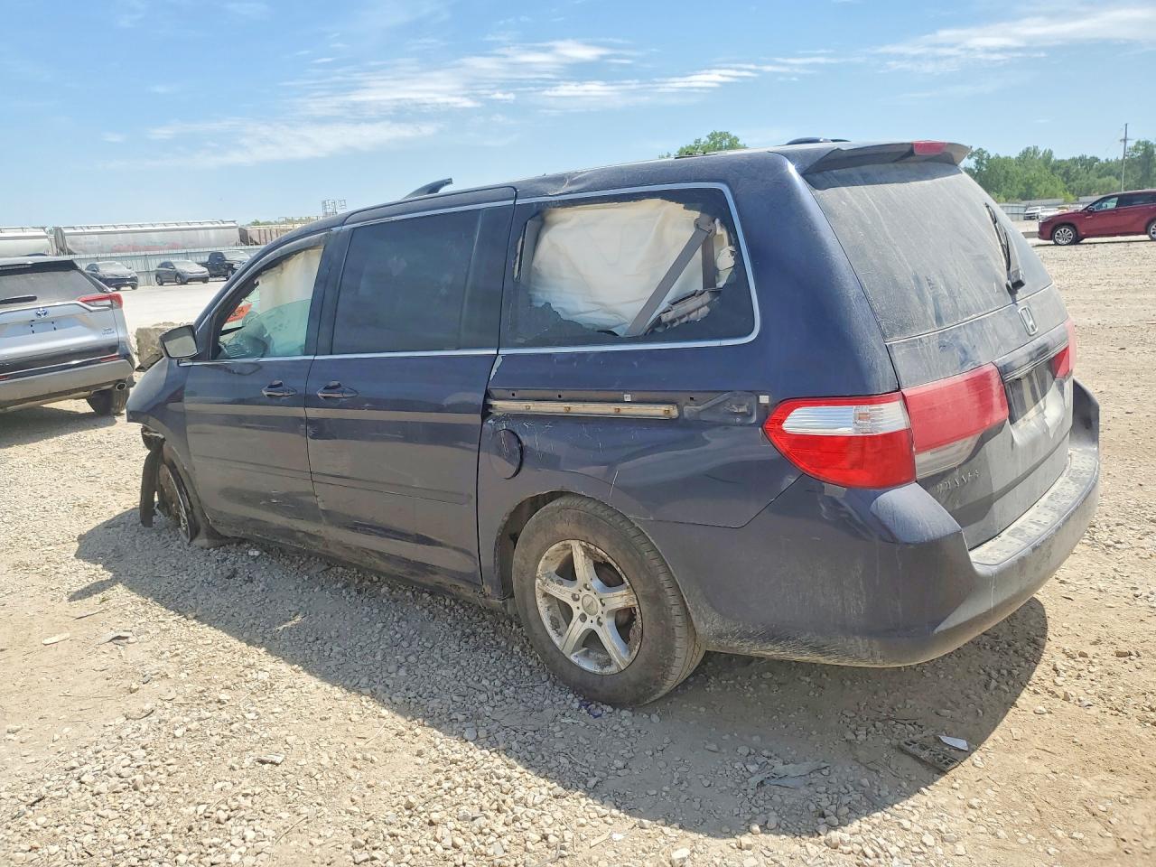 2008 Honda Odyssey Exl Синий vin: 5FNRL38788B101088