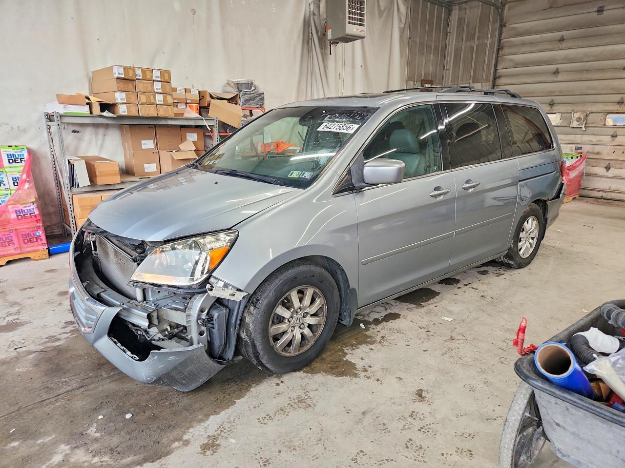 2008 Honda Odyssey Exl Серебряный vin: 5FNRL38788B114259