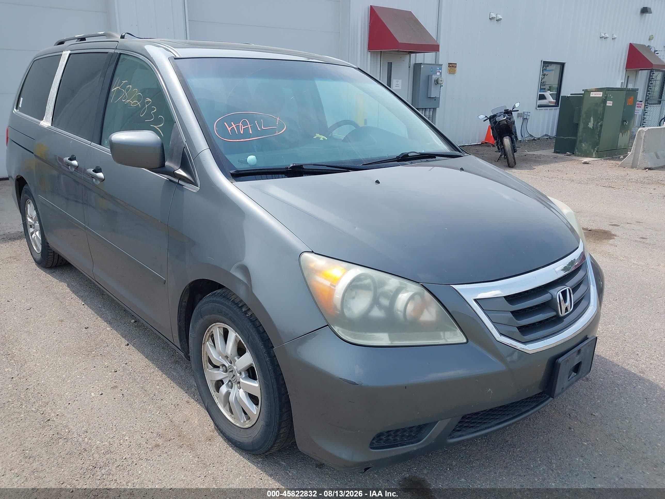 2008 Honda Odyssey Ex-l Gray vin: 5FNRL38788B406431