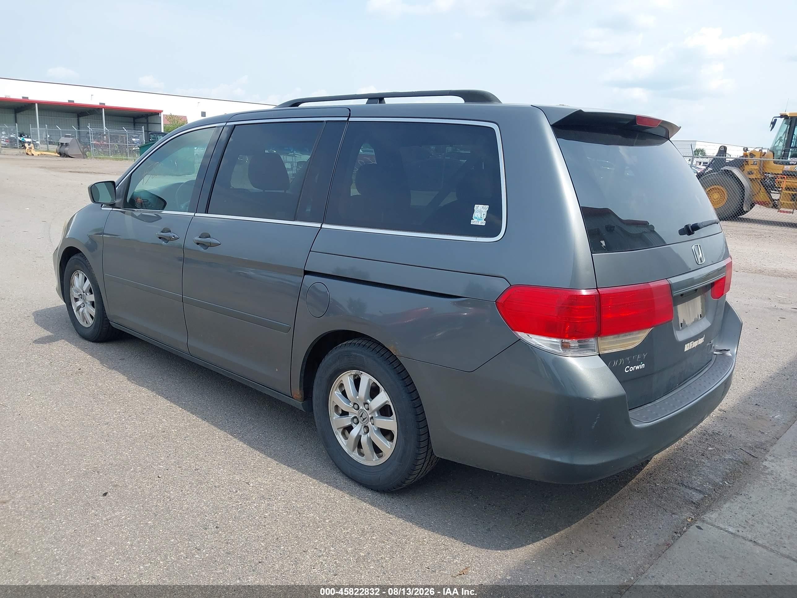 2008 Honda Odyssey Ex-l Gray vin: 5FNRL38788B406431