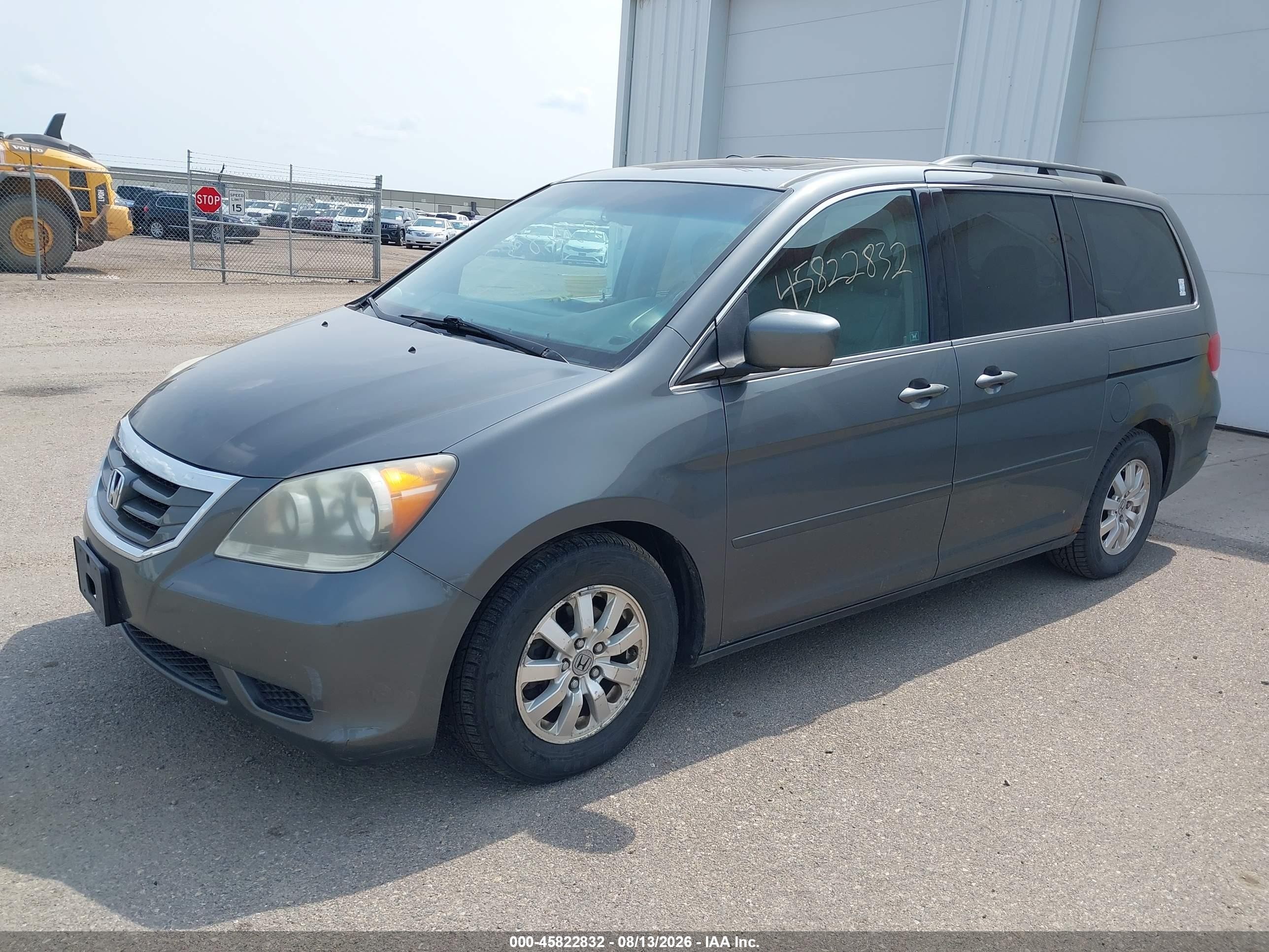 2008 Honda Odyssey Ex-l Gray vin: 5FNRL38788B406431
