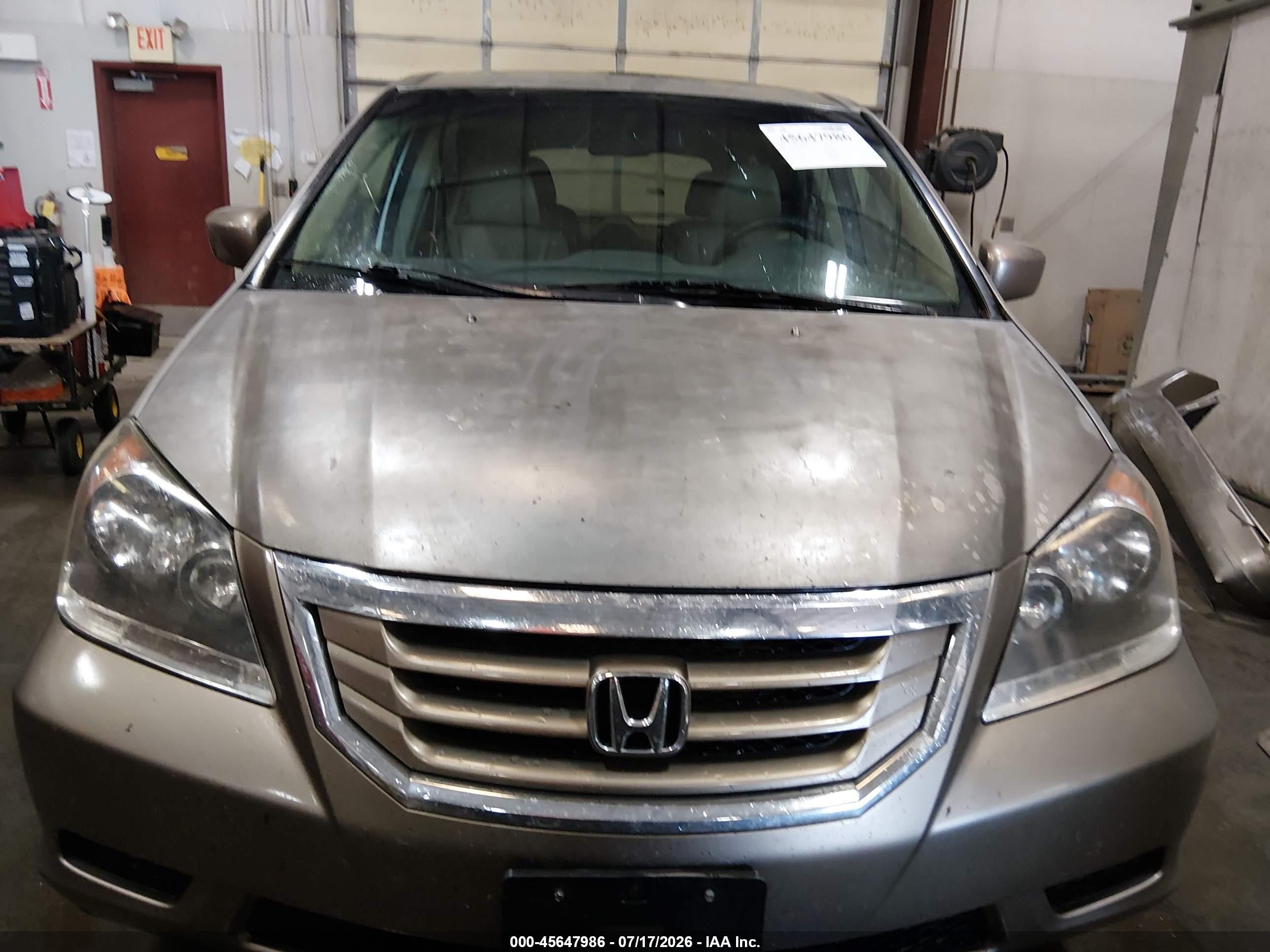 2008 Honda Odyssey Ex-l Золотой vin: 5FNRL38788B411483