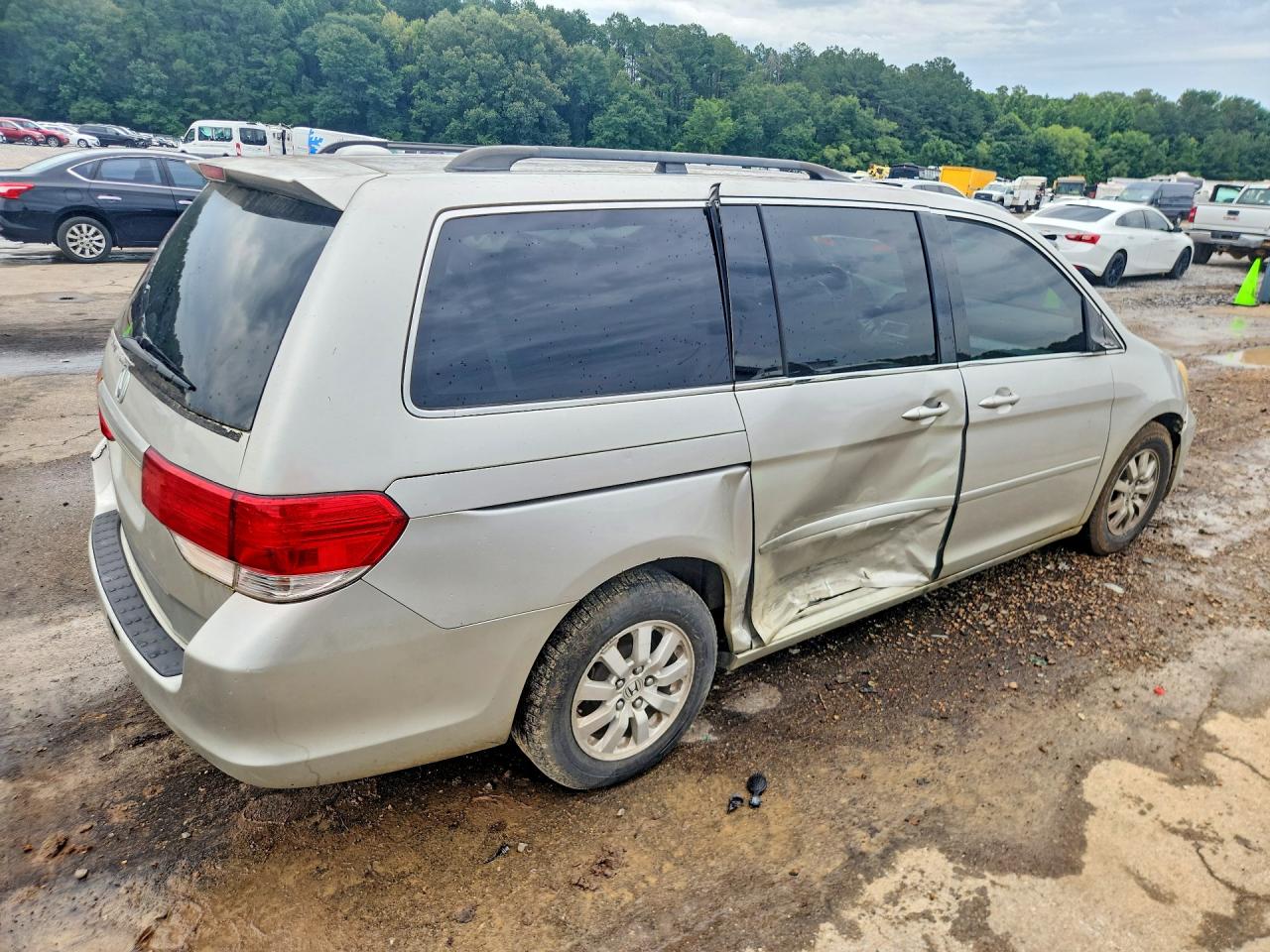 2008 Honda Odyssey Exl Gray vin: 5FNRL38788B415534