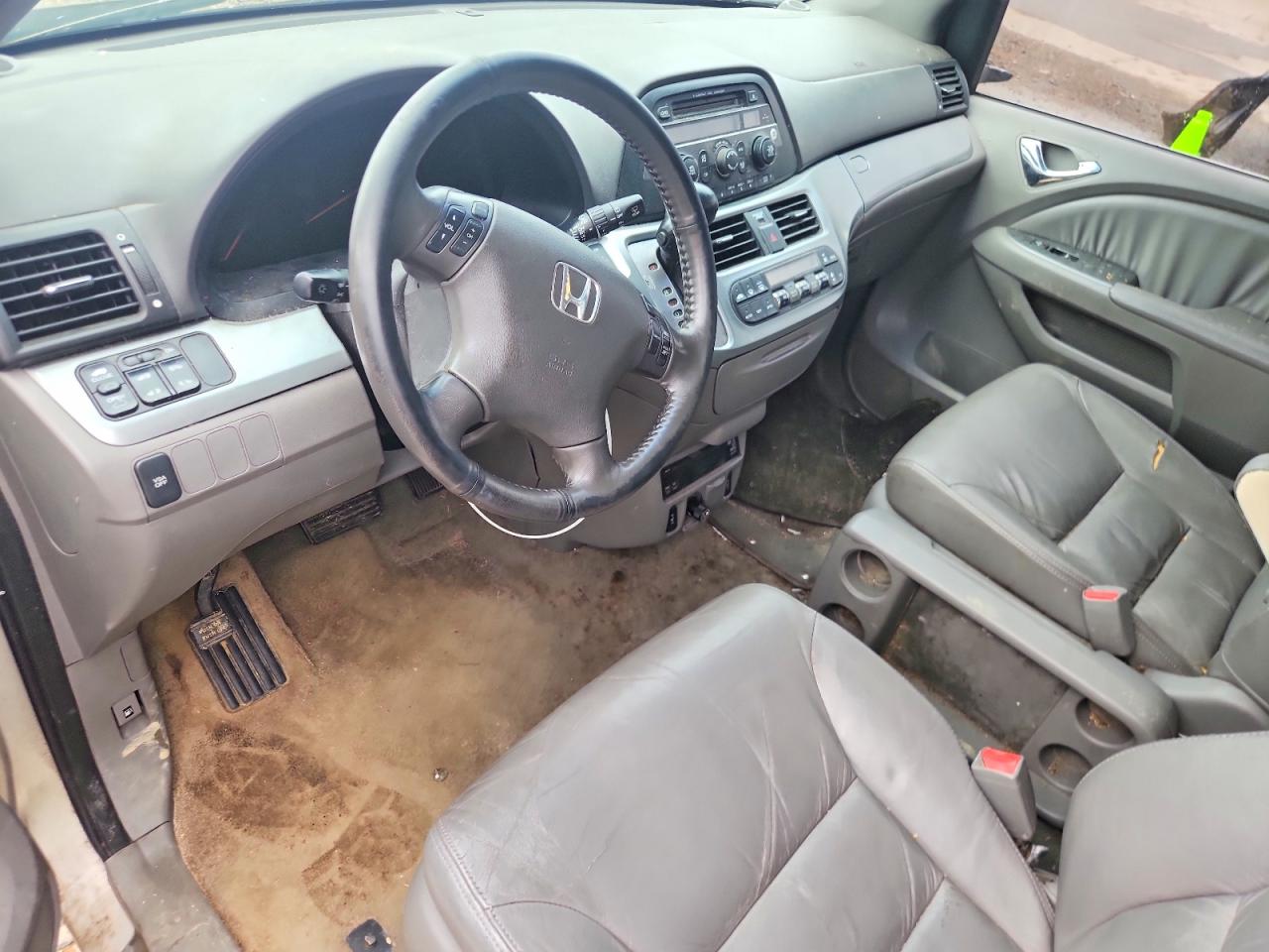 2008 Honda Odyssey Exl Gray vin: 5FNRL38788B415534