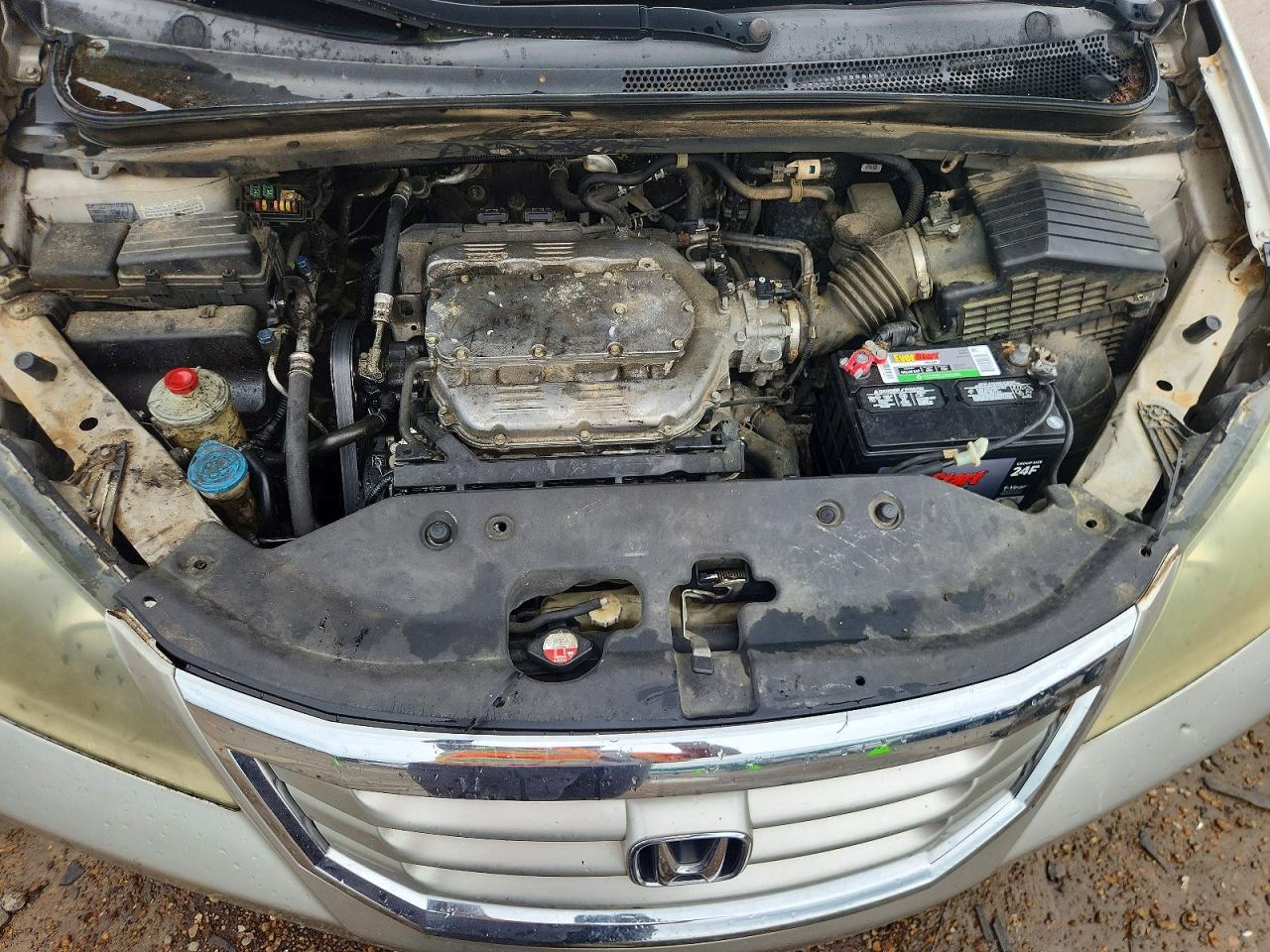 2008 Honda Odyssey Exl Gray vin: 5FNRL38788B415534