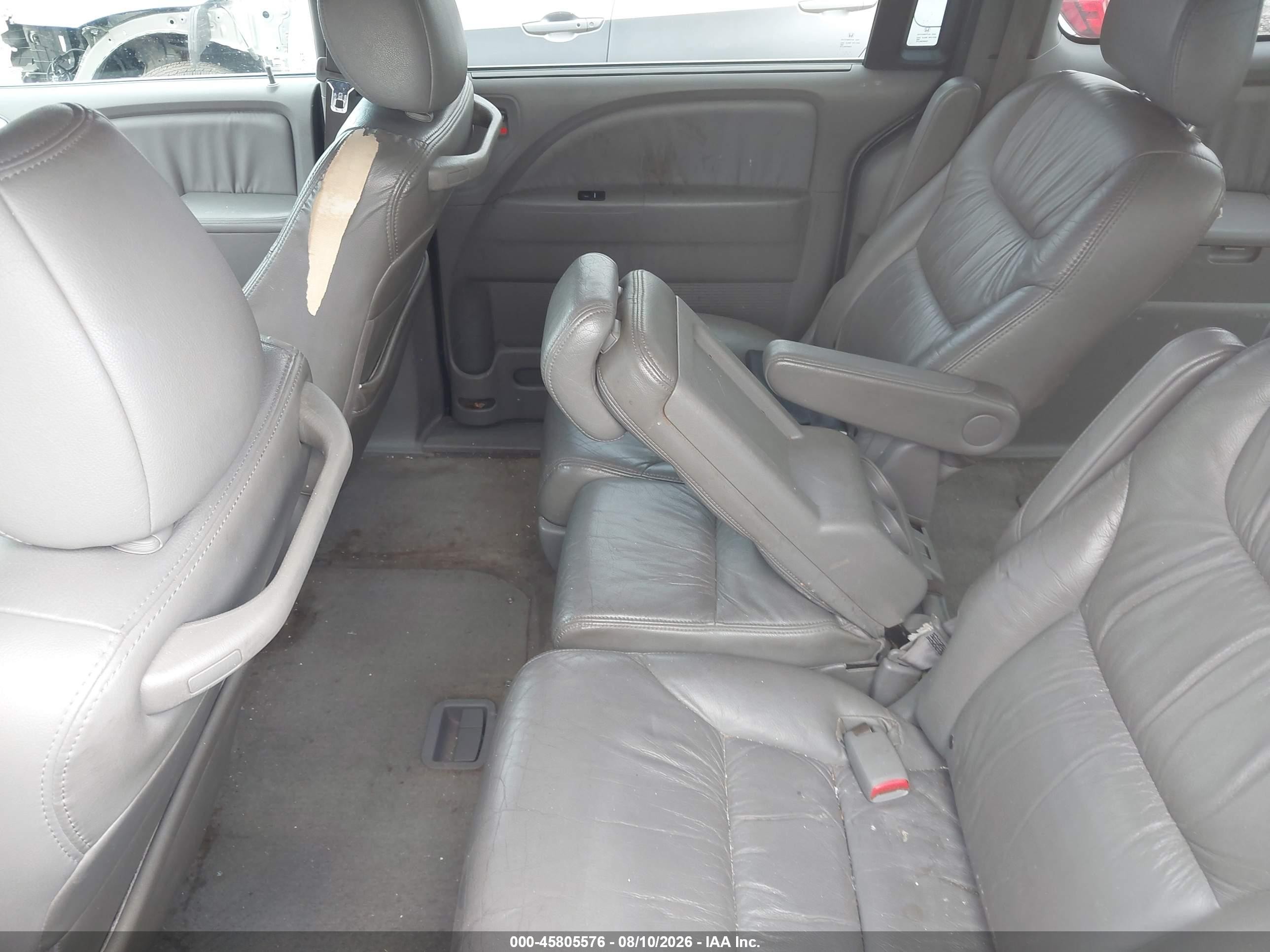 2009 Honda Odyssey Ex-l Light Blue vin: 5FNRL38789B001154