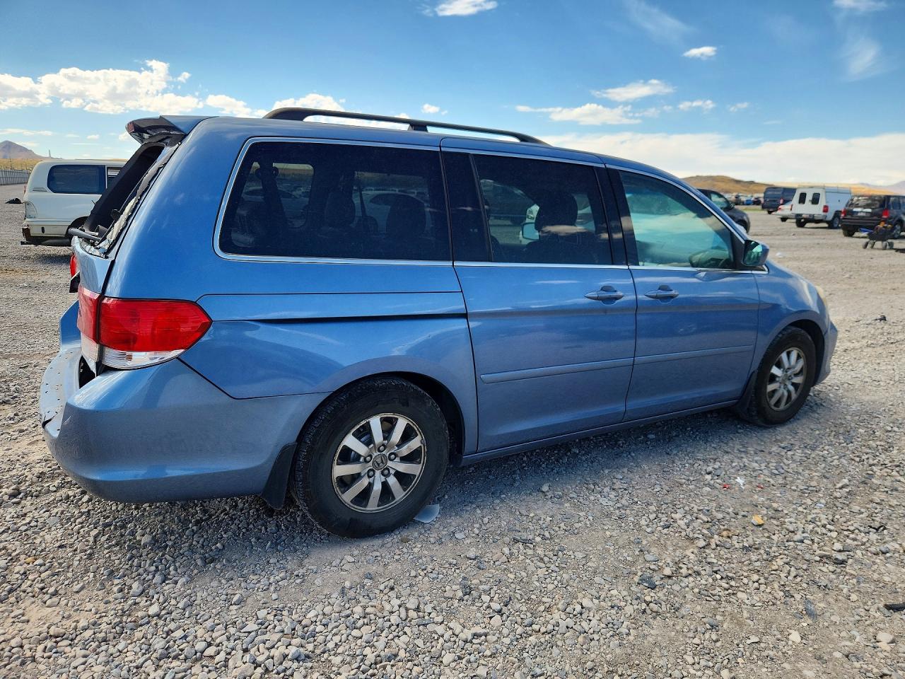 2009 Honda Odyssey Exl Blue vin: 5FNRL38789B016947