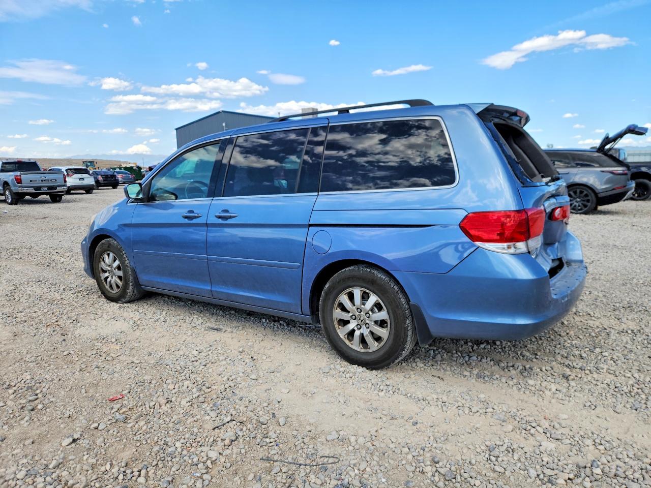 2009 Honda Odyssey Exl Blue vin: 5FNRL38789B016947