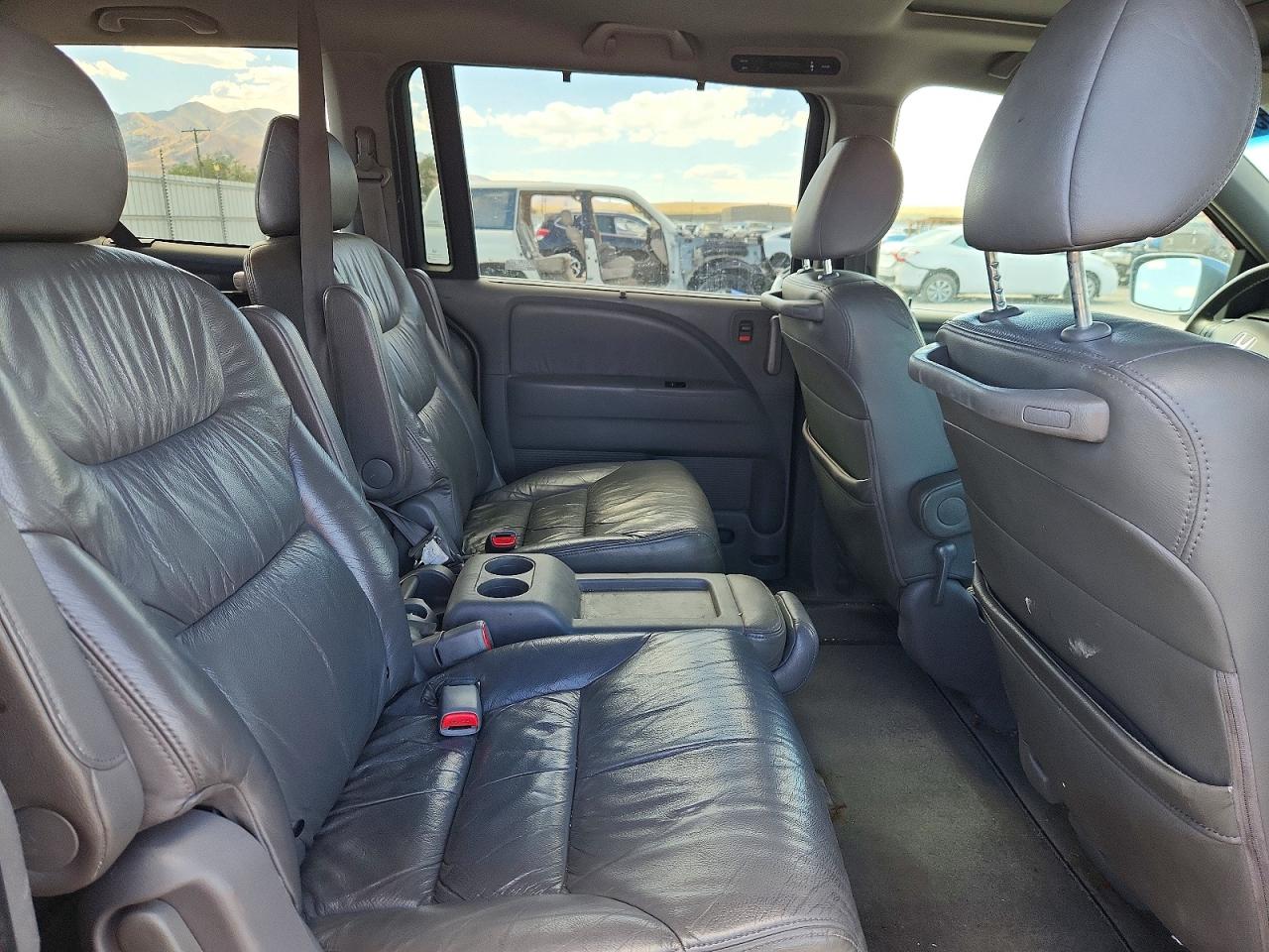 2009 Honda Odyssey Exl Blue vin: 5FNRL38789B016947