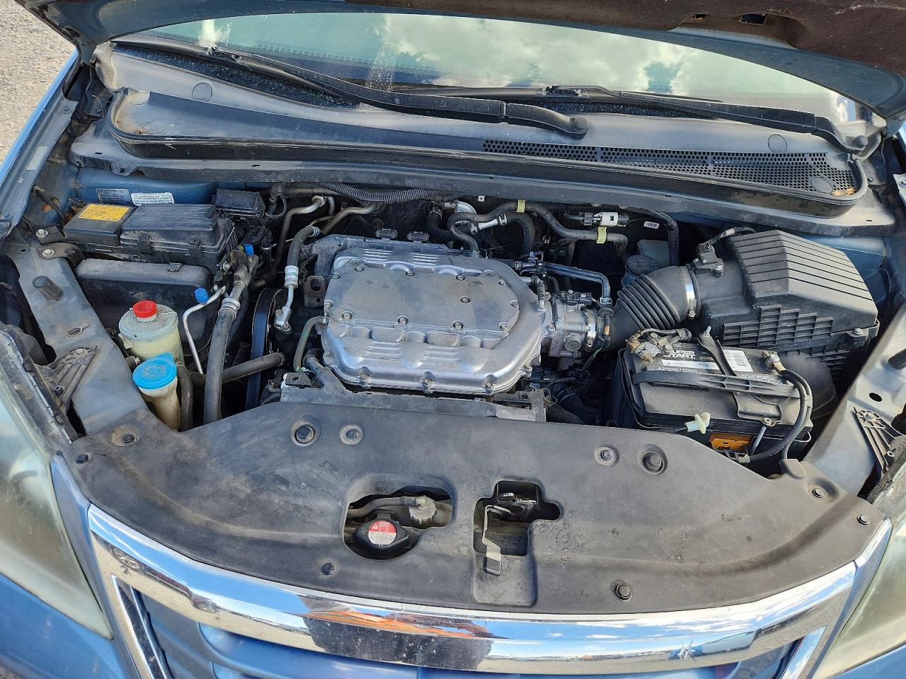 2009 Honda Odyssey Exl Blue vin: 5FNRL38789B016947