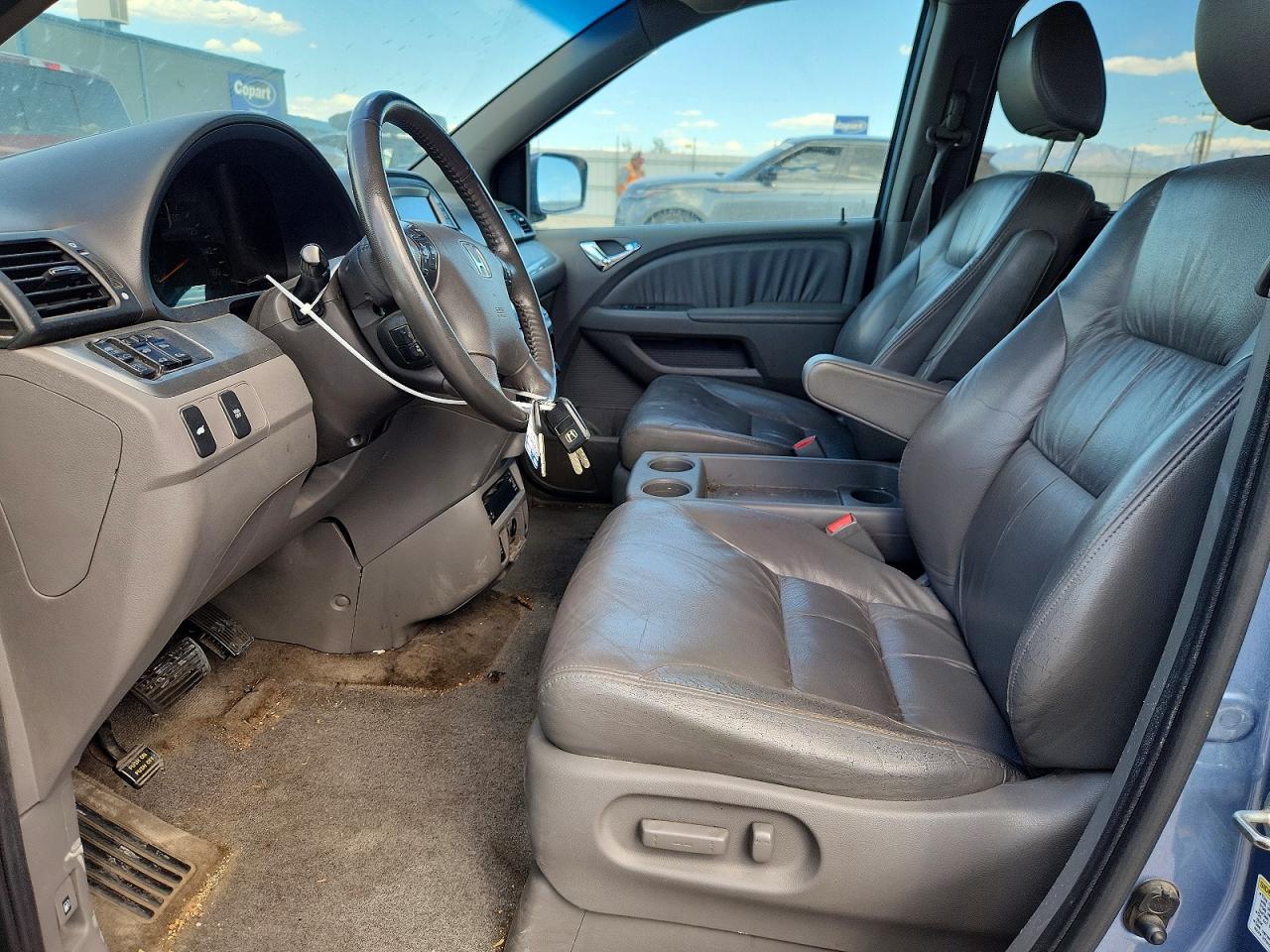 2009 Honda Odyssey Exl Blue vin: 5FNRL38789B016947