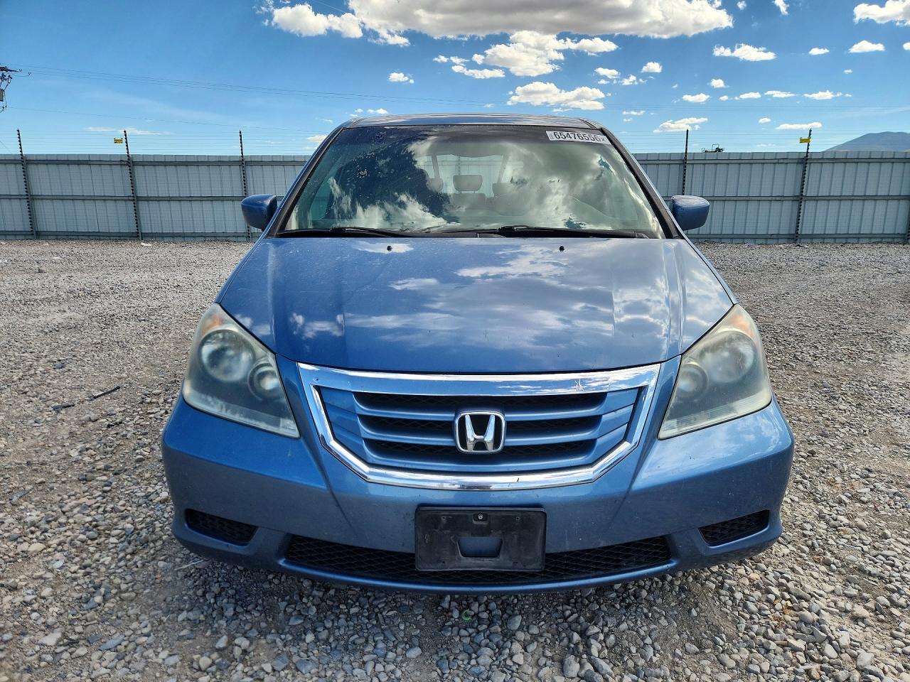 2009 Honda Odyssey Exl Blue vin: 5FNRL38789B016947