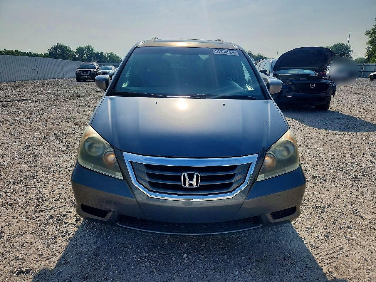 2009 Honda Odyssey Exl Gray vin: 5FNRL38789B017788