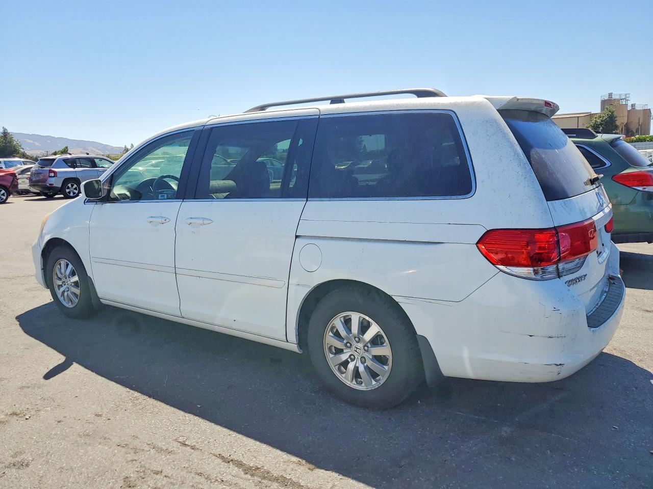 2009 Honda Odyssey Exl White vin: 5FNRL38789B038933