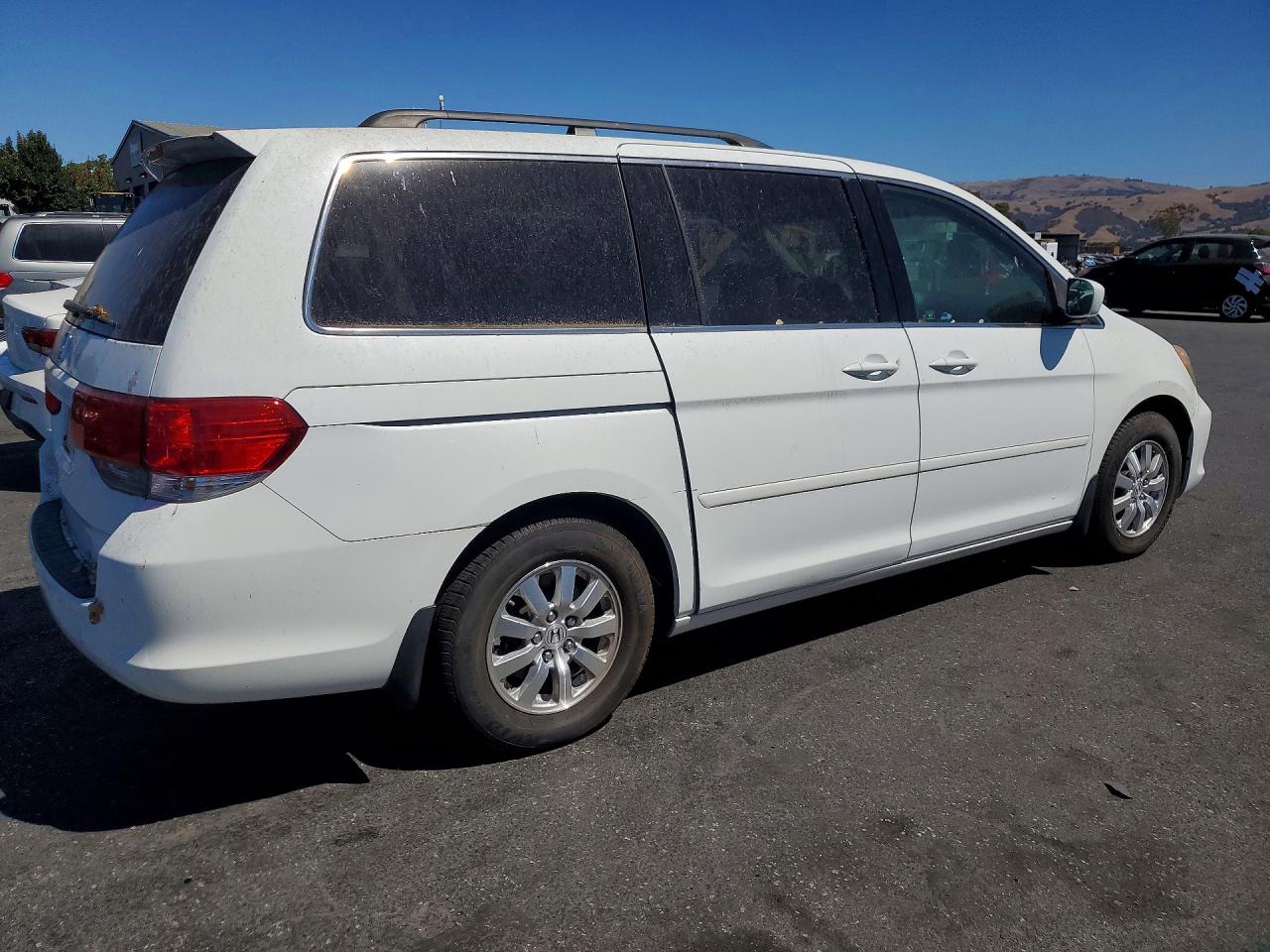 2009 Honda Odyssey Exl White vin: 5FNRL38789B038933