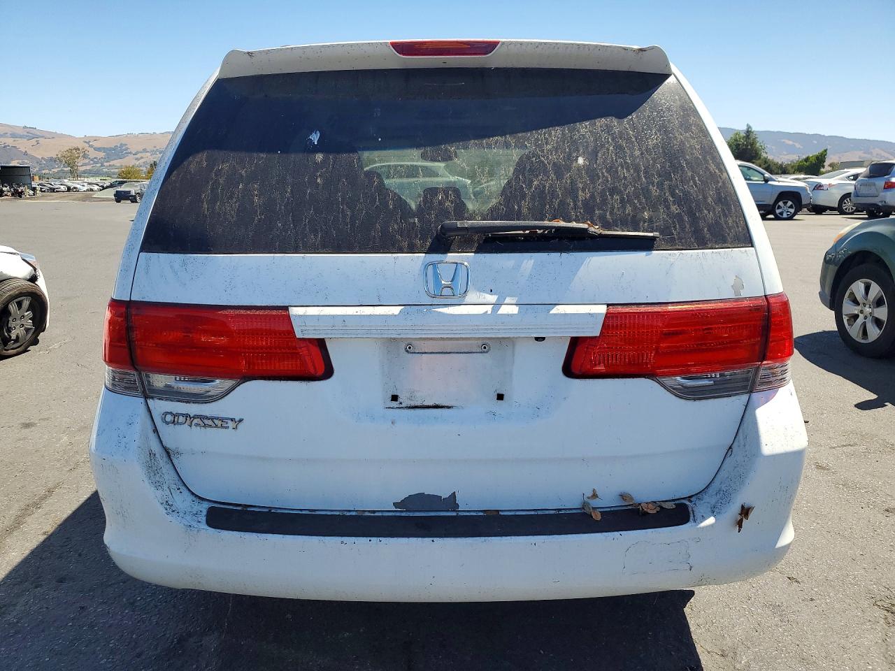 2009 Honda Odyssey Exl White vin: 5FNRL38789B038933